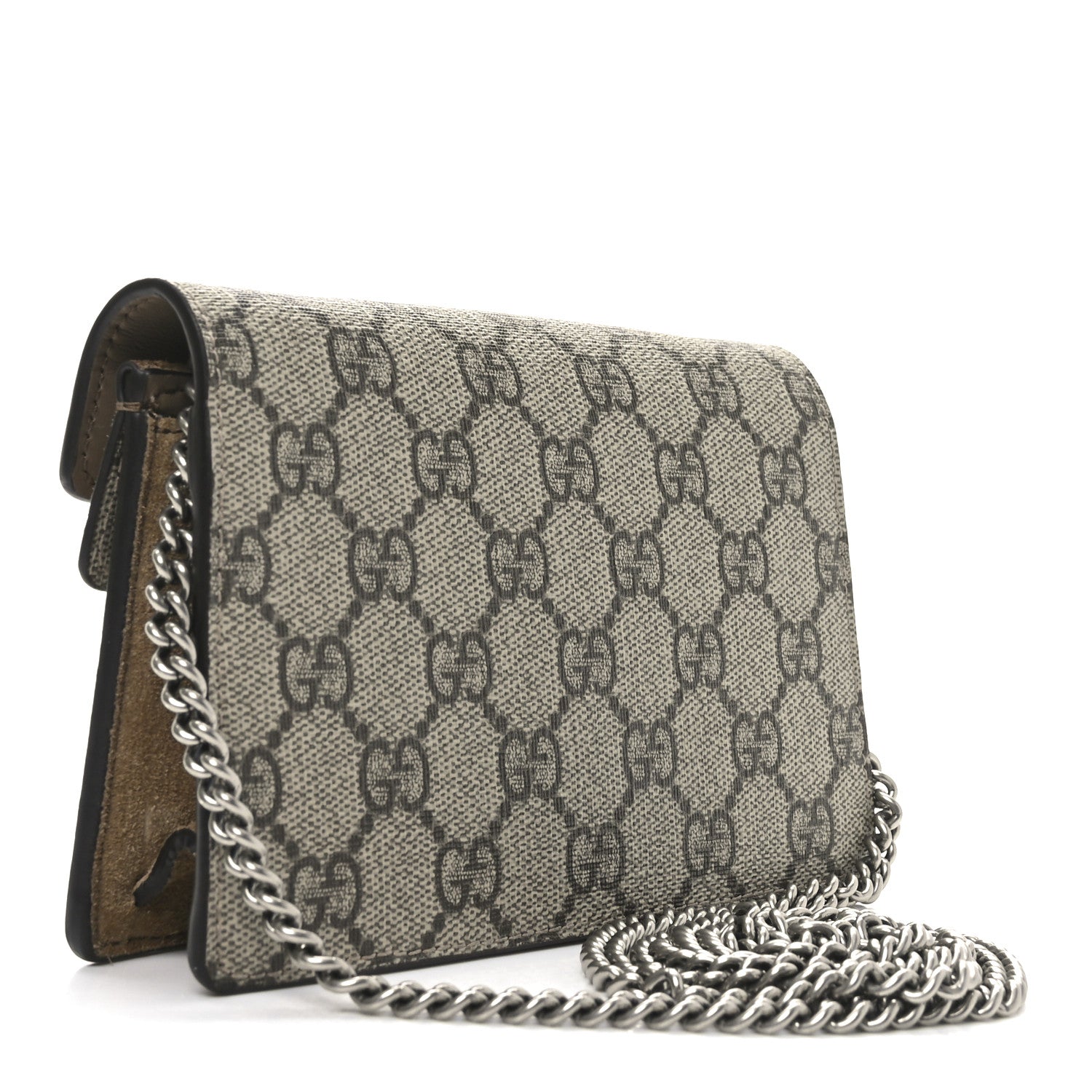 GG Supreme Monogram Super Mini Dionysus Shoulder Bag Taupe