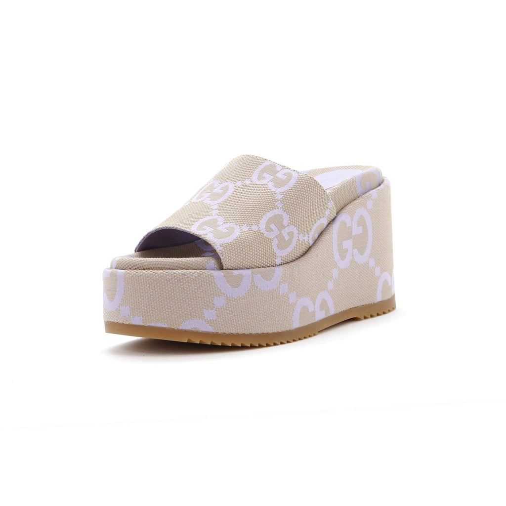 Women's Angelina Platform Wedge Sandals GG Canvas
