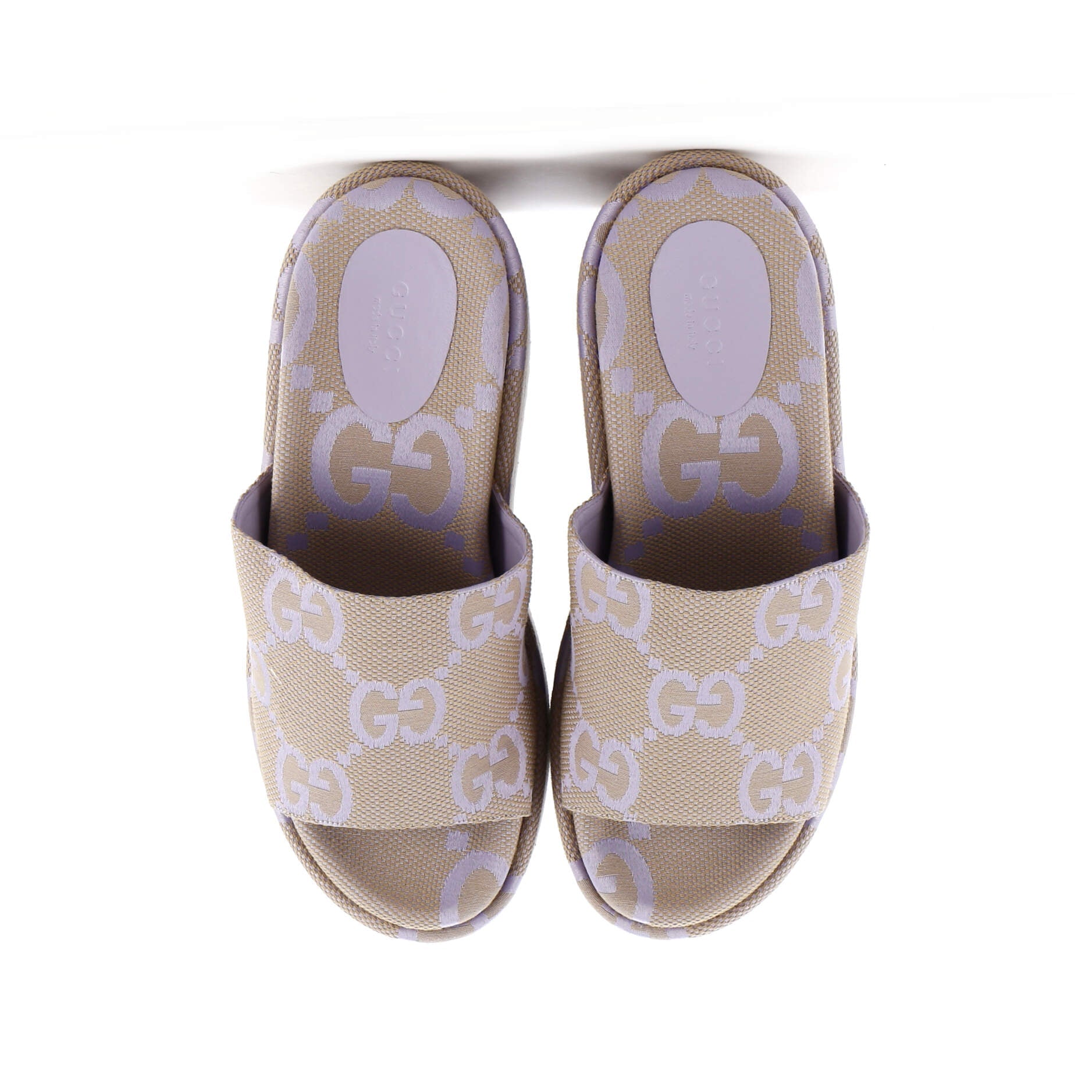 Women's Angelina Platform Wedge Sandals GG Canvas