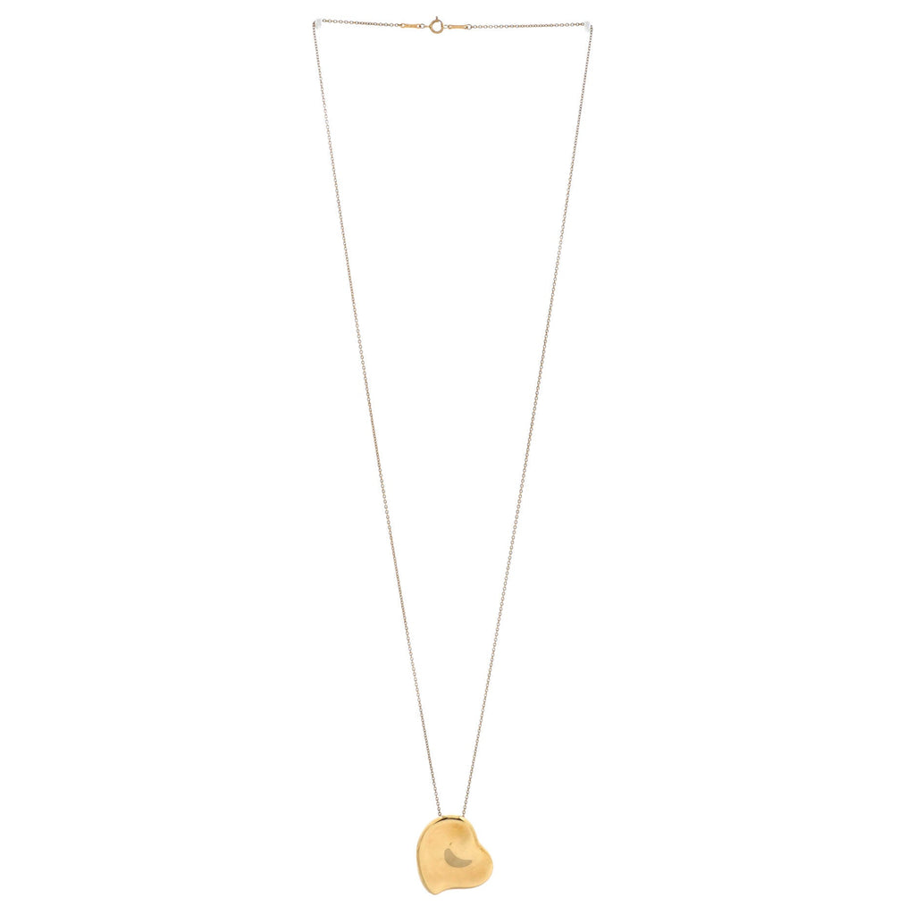 Elsa Peretti Full Heart Necklace 18K Yellow Gold Large