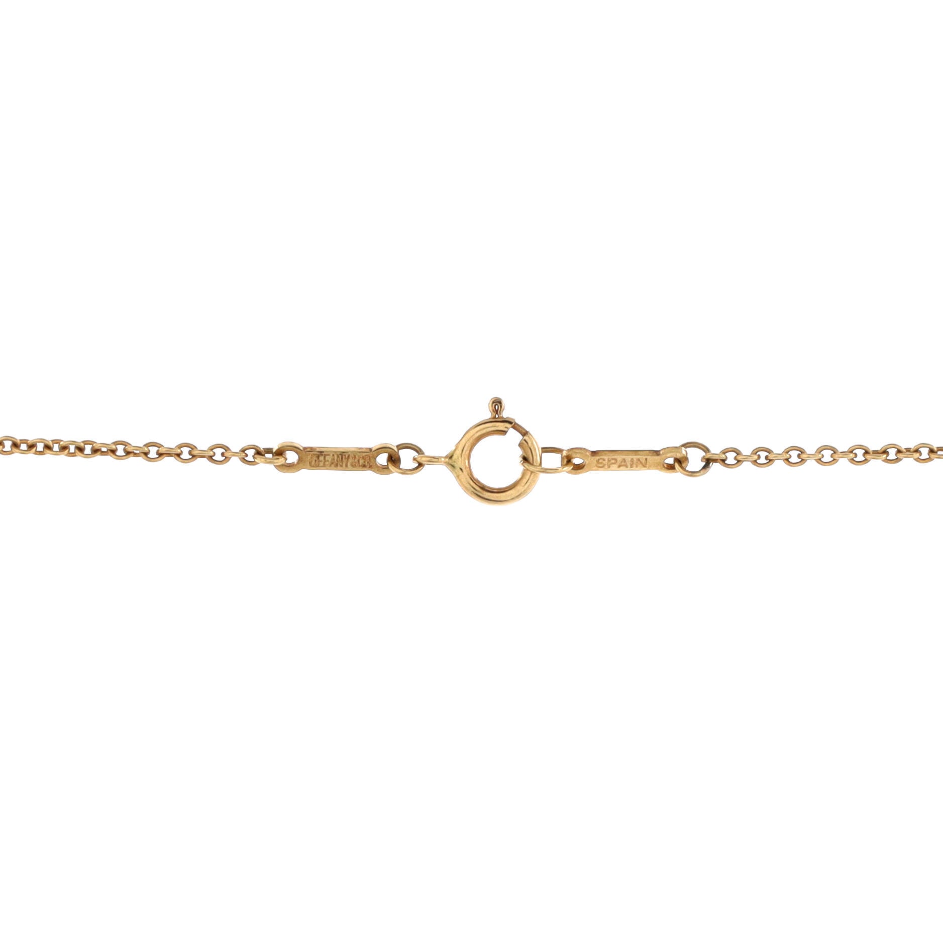 Elsa Peretti Full Heart Necklace 18K Yellow Gold Large