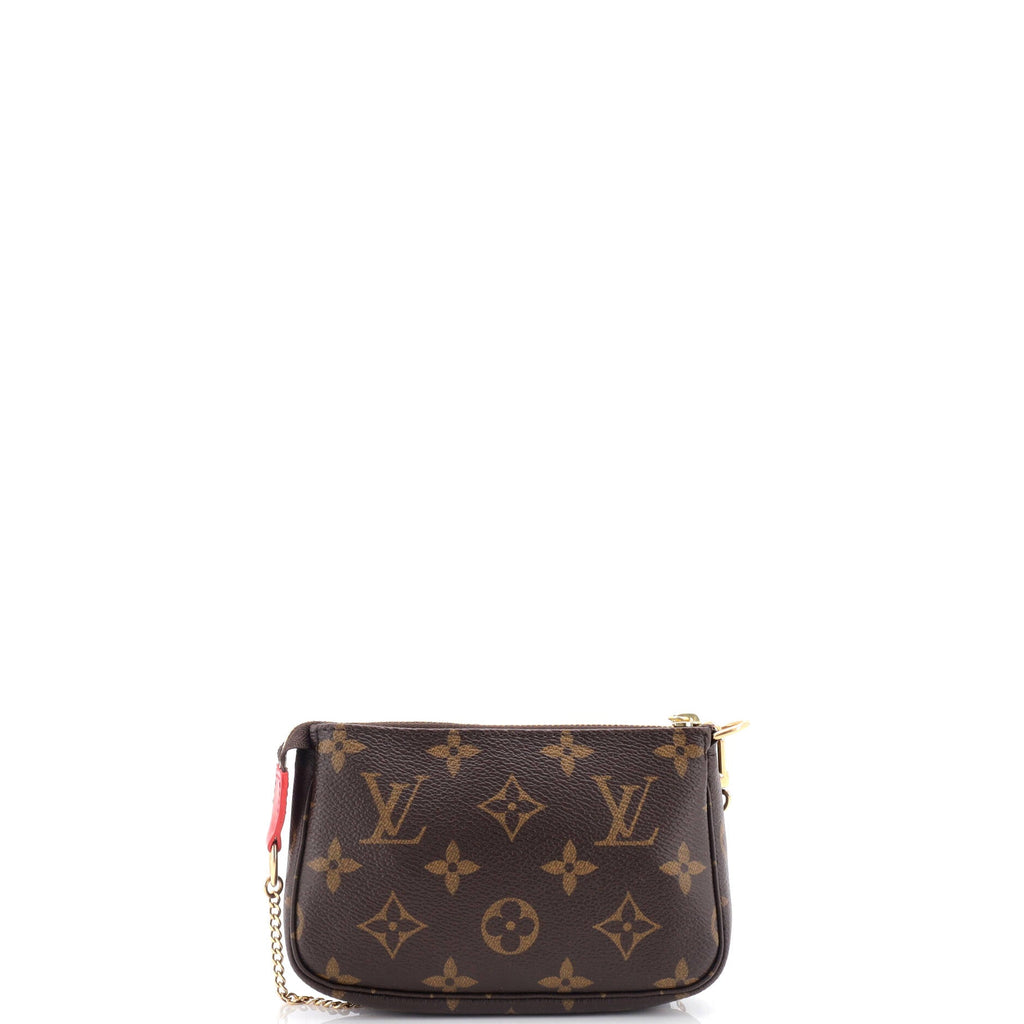 Pochette Accessoires Limited Edition Vivienne Xmas Monogram Canvas Mini