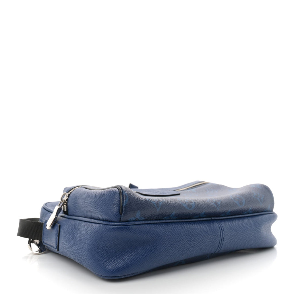 Taiga Monogram Outdoor Messenger Cobalt
