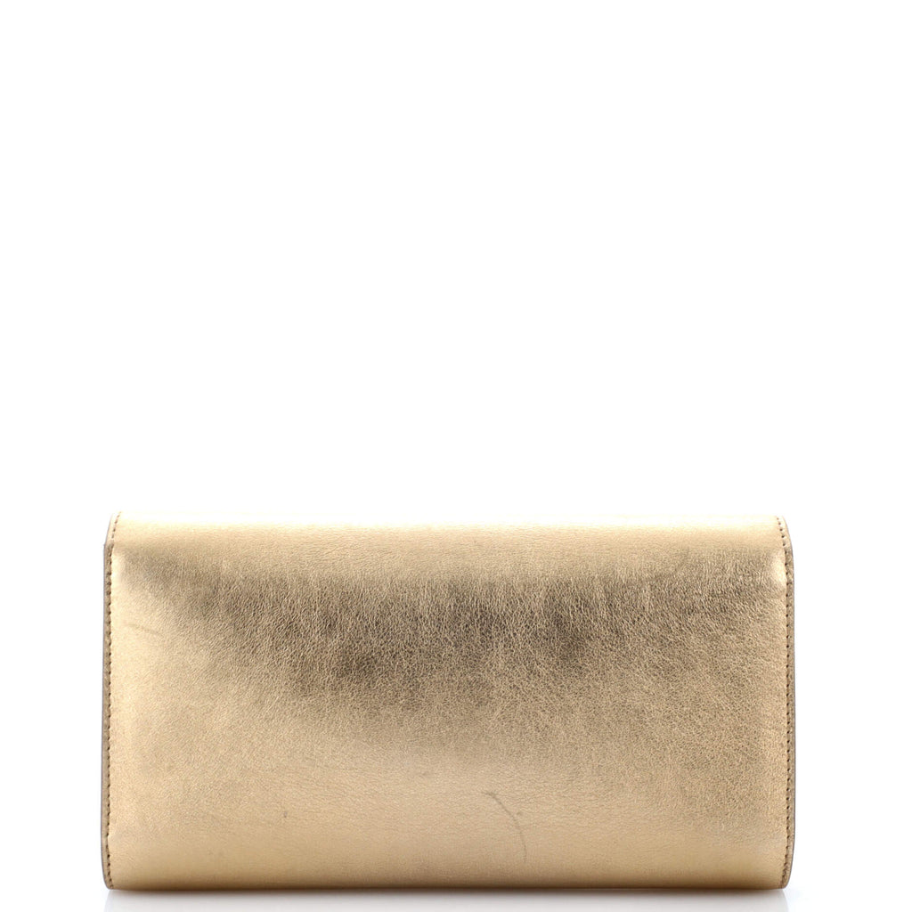Louis Vuitton Louise Clutch Leather Long
