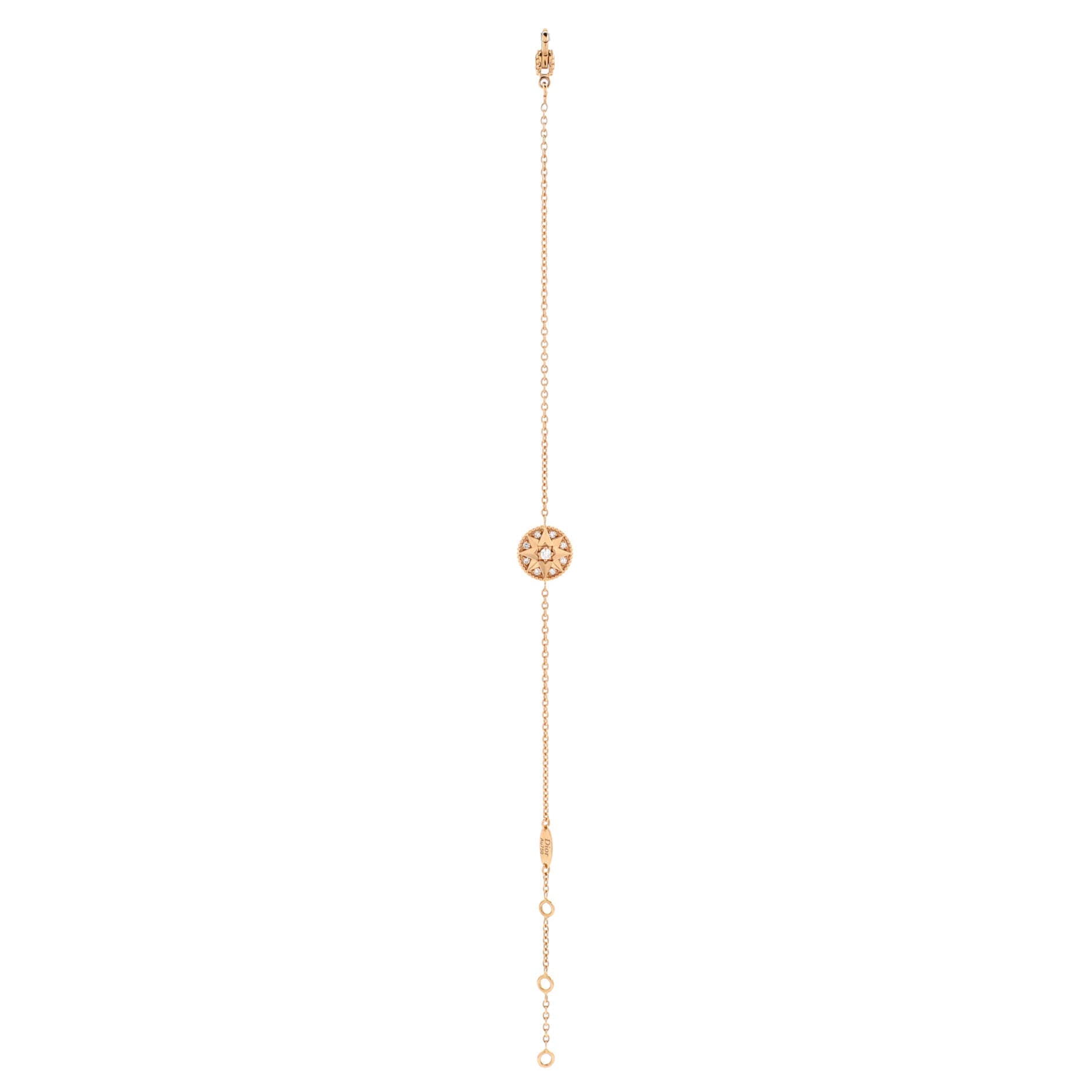 Rose des Vents Bracelet Necklace 18K Rose Gold with Diamonds