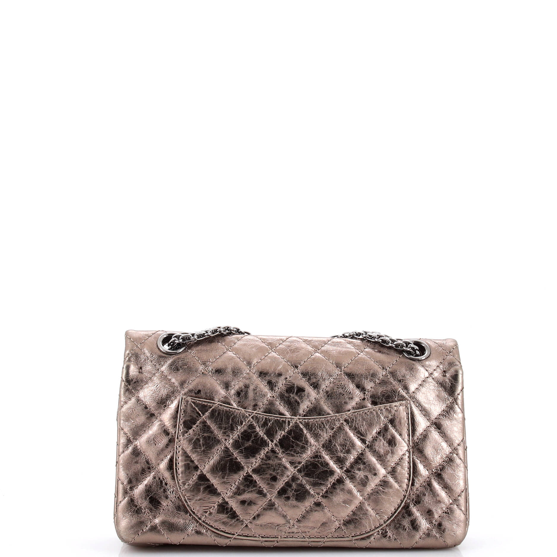 Reissue 2.55 Flap Bag Quilted Metallic Aged Calfskin 225