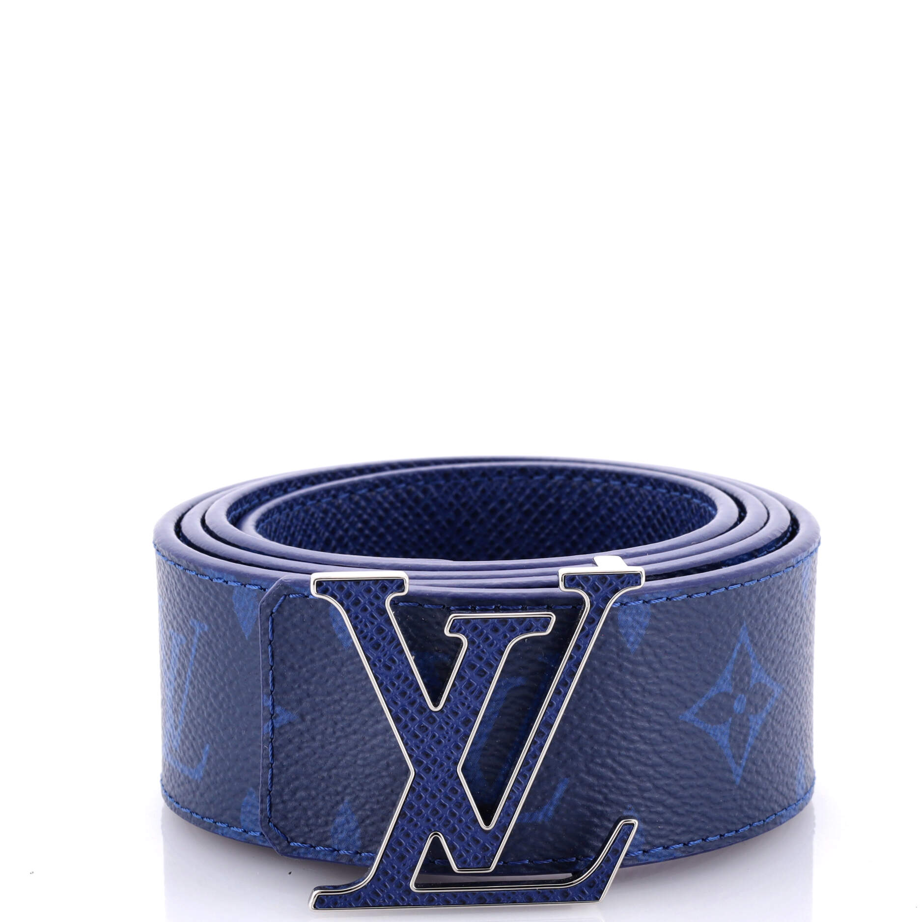 LV Initiales Reversible Belt Monogram Taigarama Wide 105