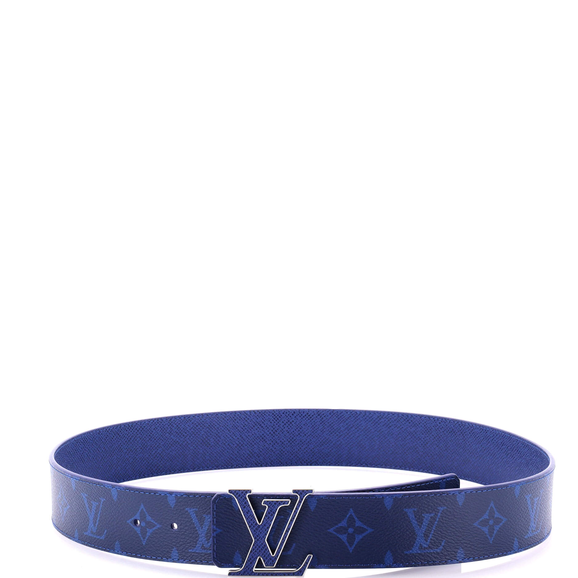 LV Initiales Reversible Belt Monogram Taigarama Wide 105