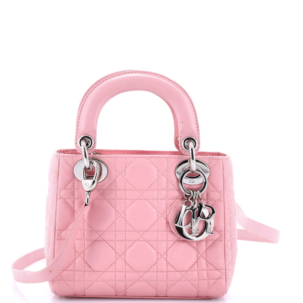 Lady Dior Bag Cannage Quilt Lambskin Mini