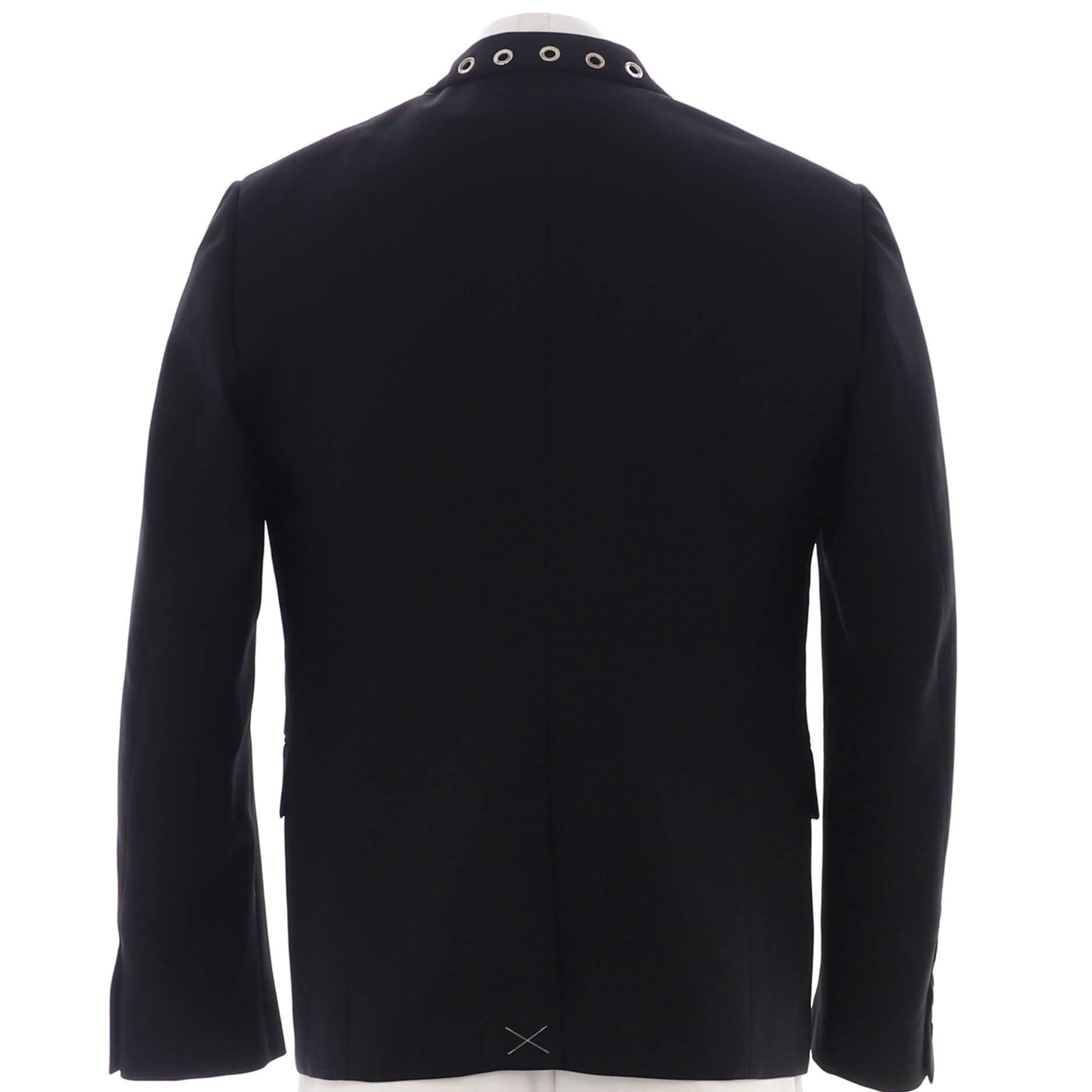 Men's Grommet Collar Blazer Wool