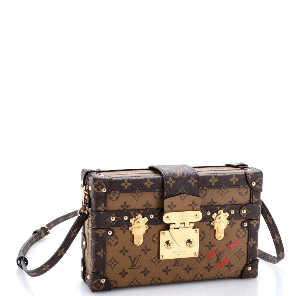 Petite Malle Handbag Reverse Monogram Canvas