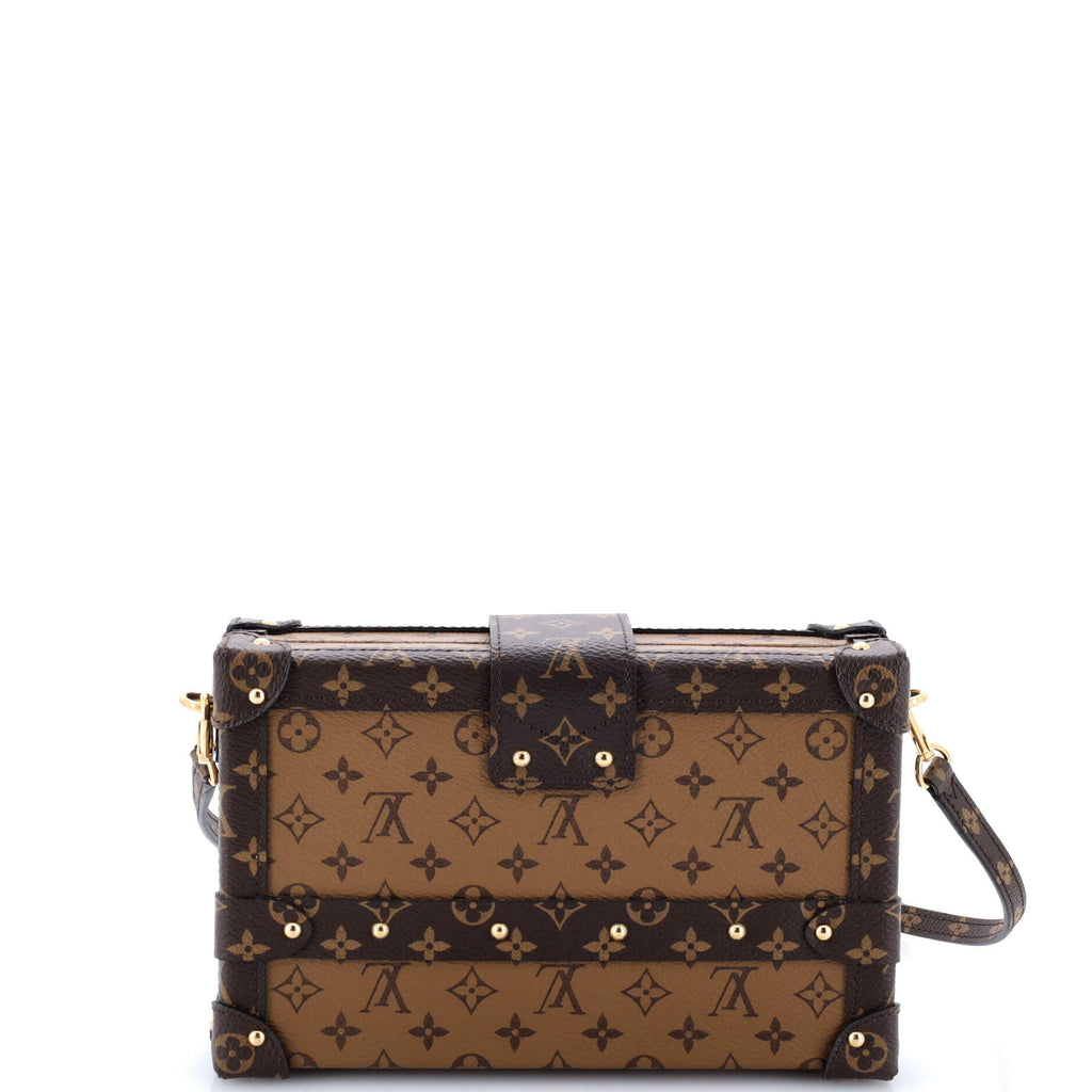 Petite Malle Handbag Reverse Monogram Canvas
