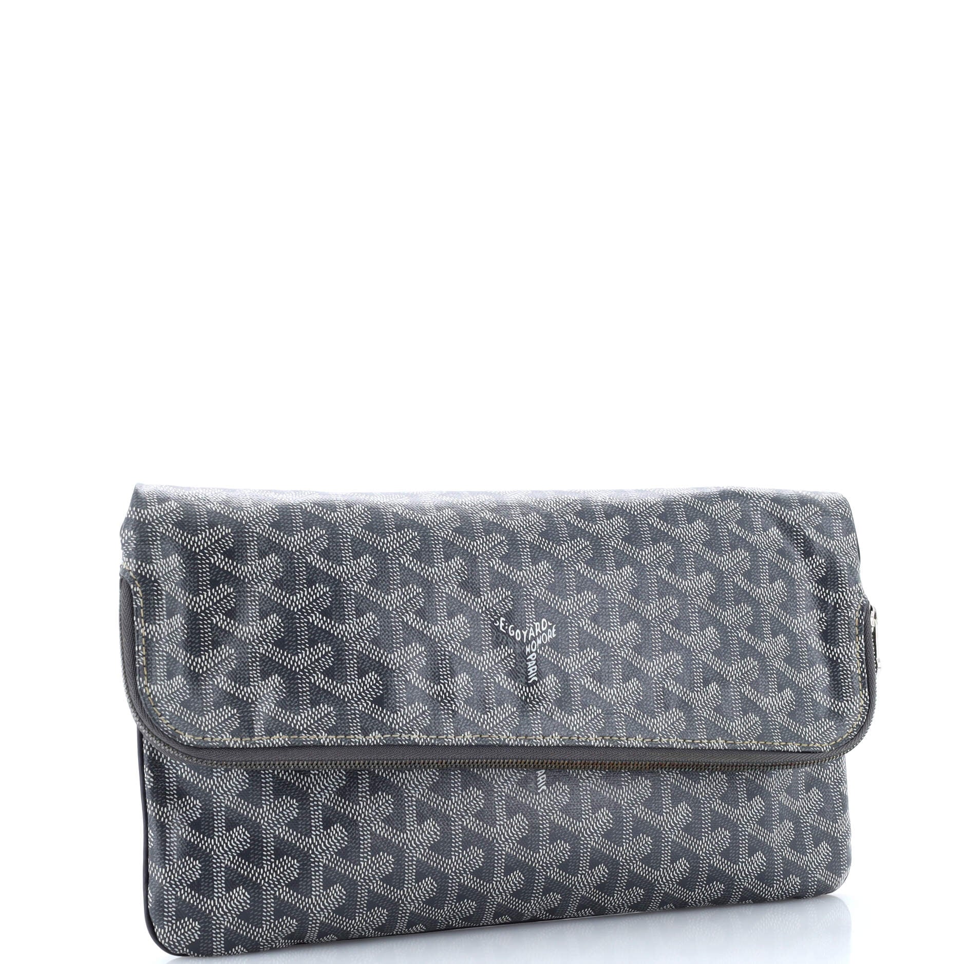 Saint Marie Clutch Coated Canvas