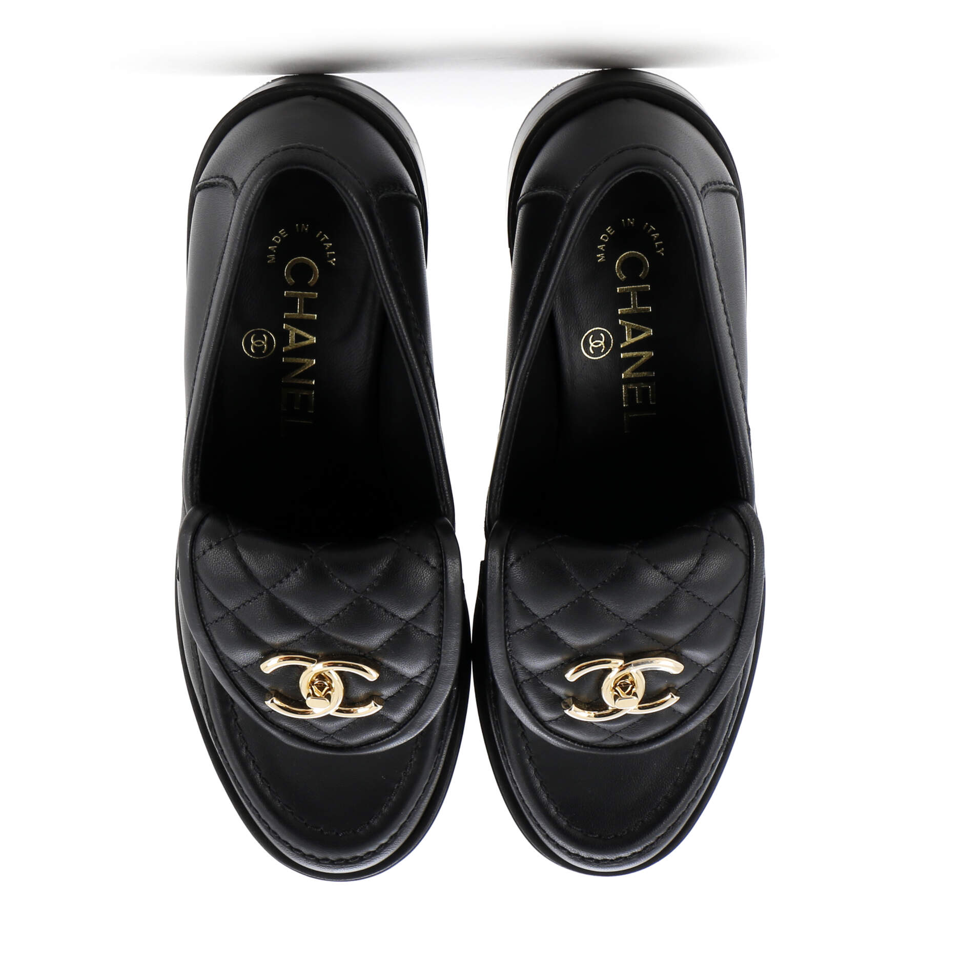 Women's CC Loafers Quilted Leather