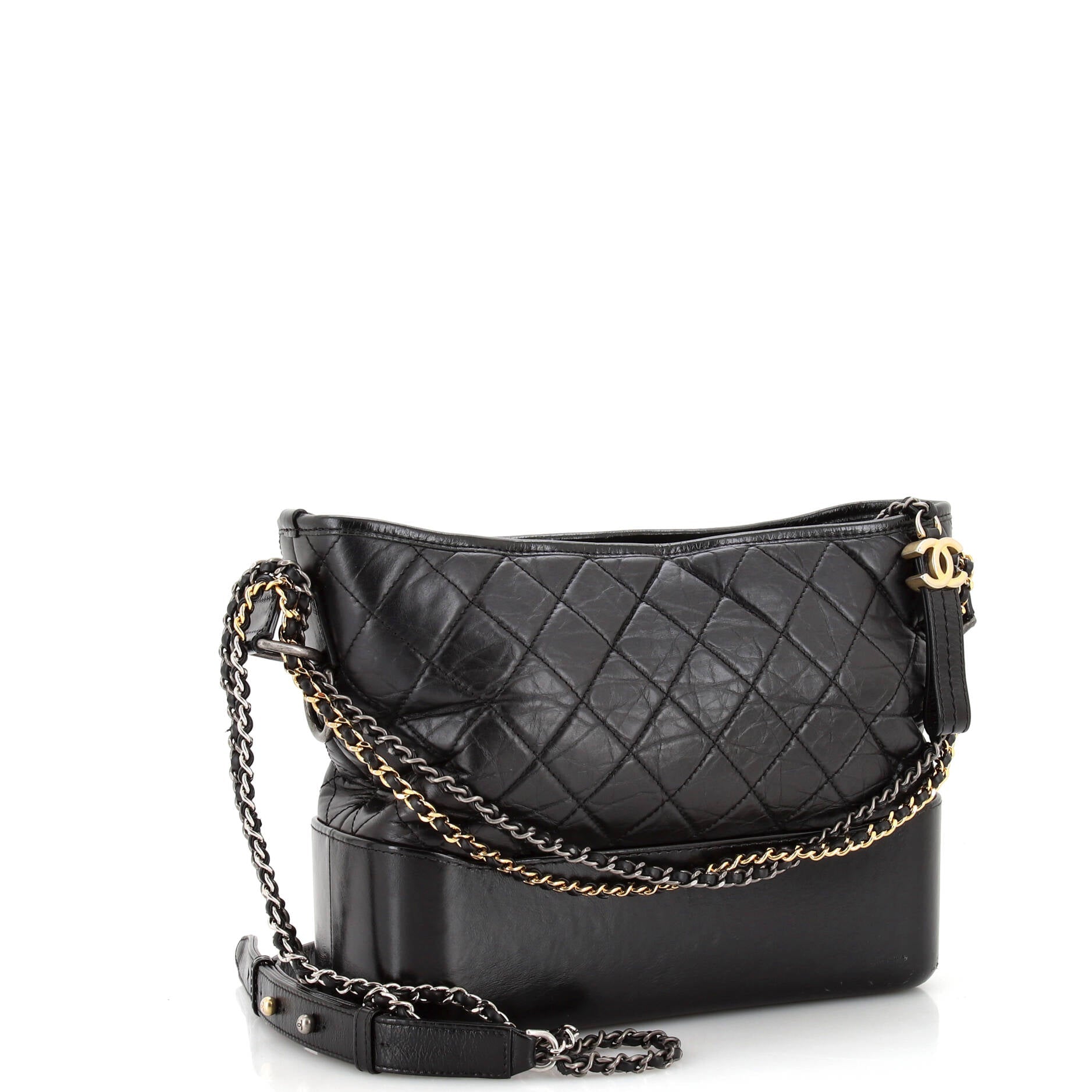 Gabrielle Hobo Quilted Aged Calfskin Medium