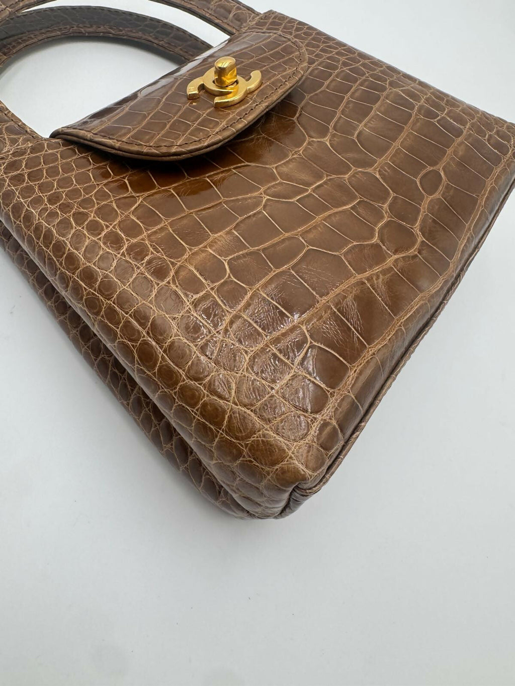 Chanel Vintage Crocodile Kelly Top Handle bag