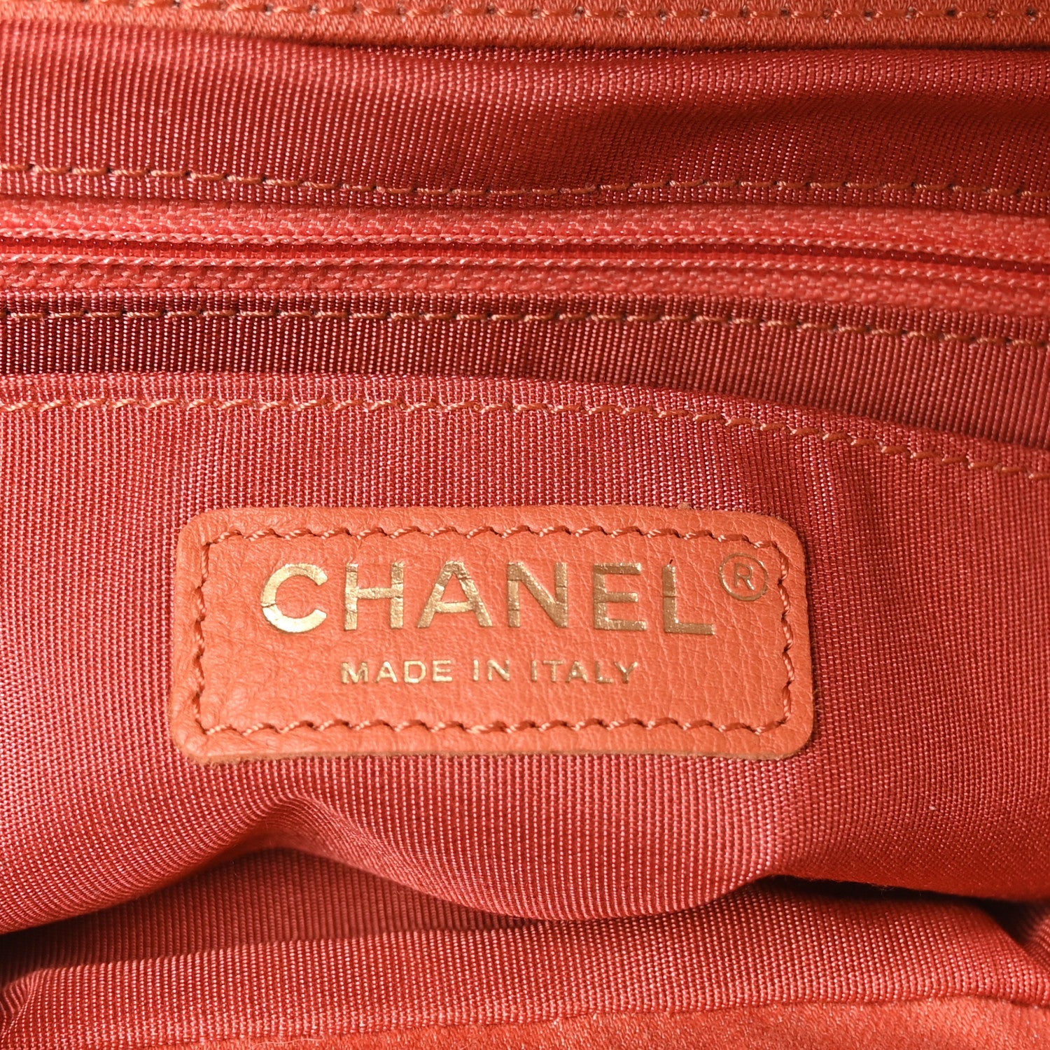 Washed Denim Quilted Small Urban Spirit Backpack Orange
