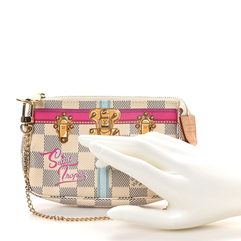 Damier Azur Summer Trunks Saint Tropez Mini Pochette Accessories