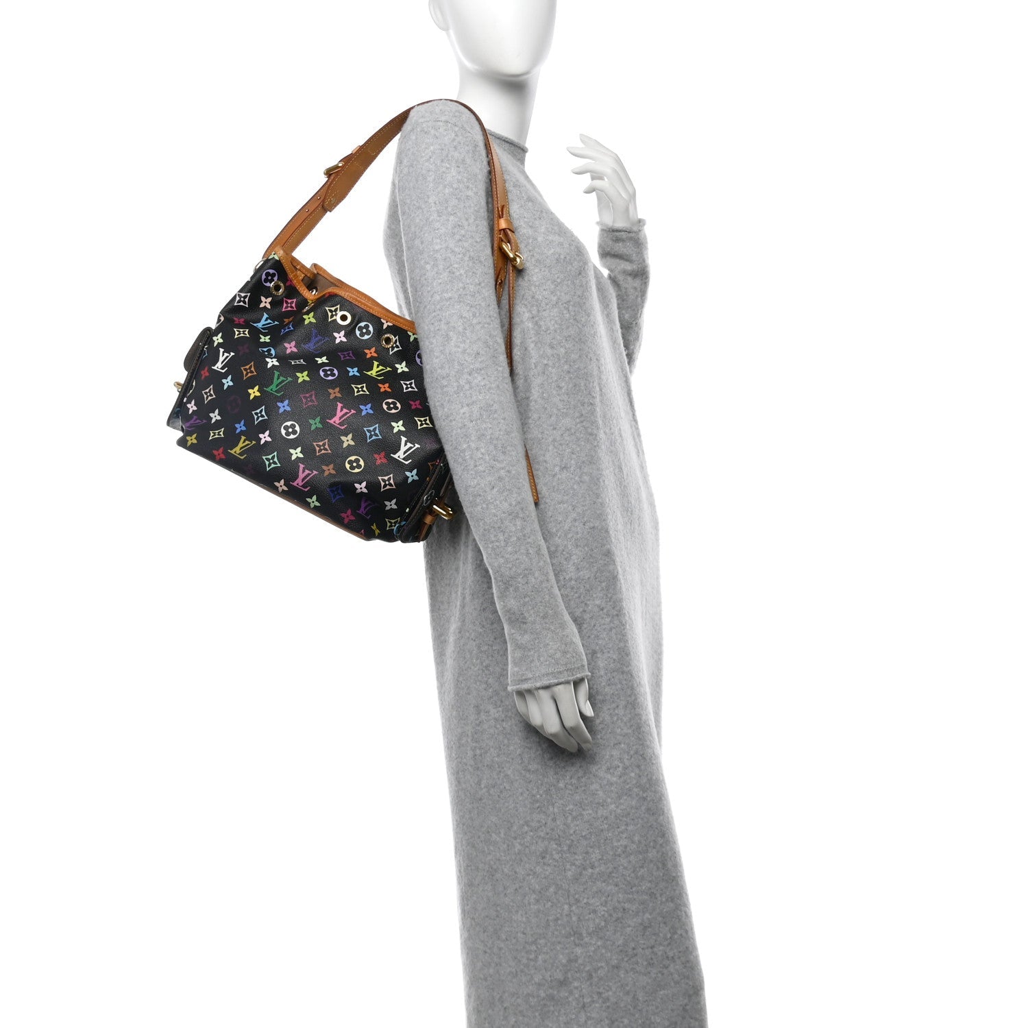 Monogram Multicolor Petit Noe Black