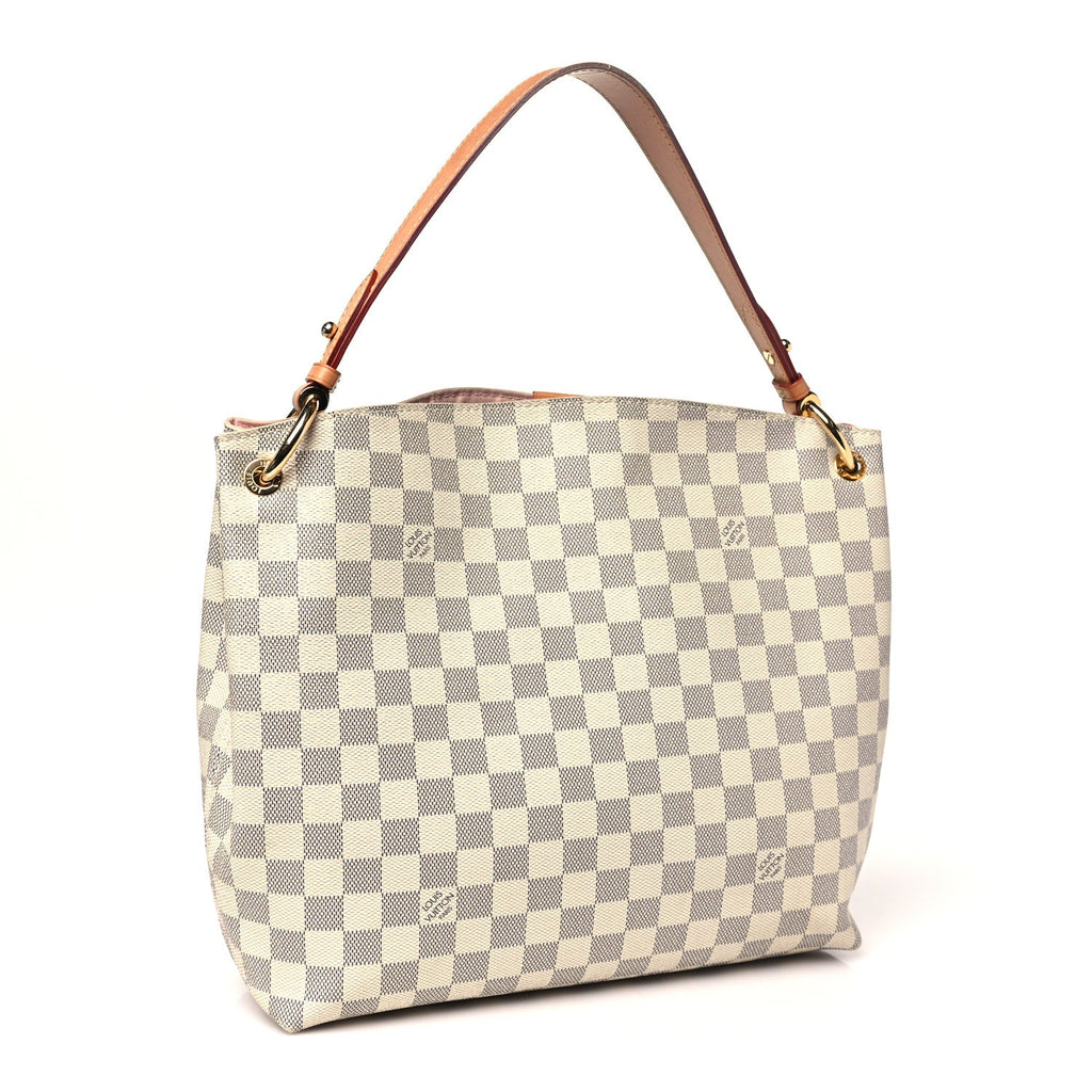 Damier Azur Graceful PM Rose Ballerine