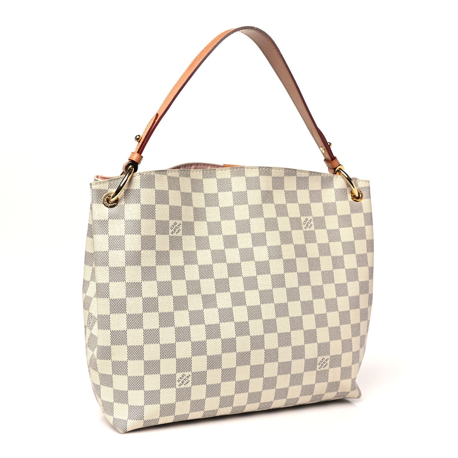 Damier Azur Graceful PM Rose Ballerine