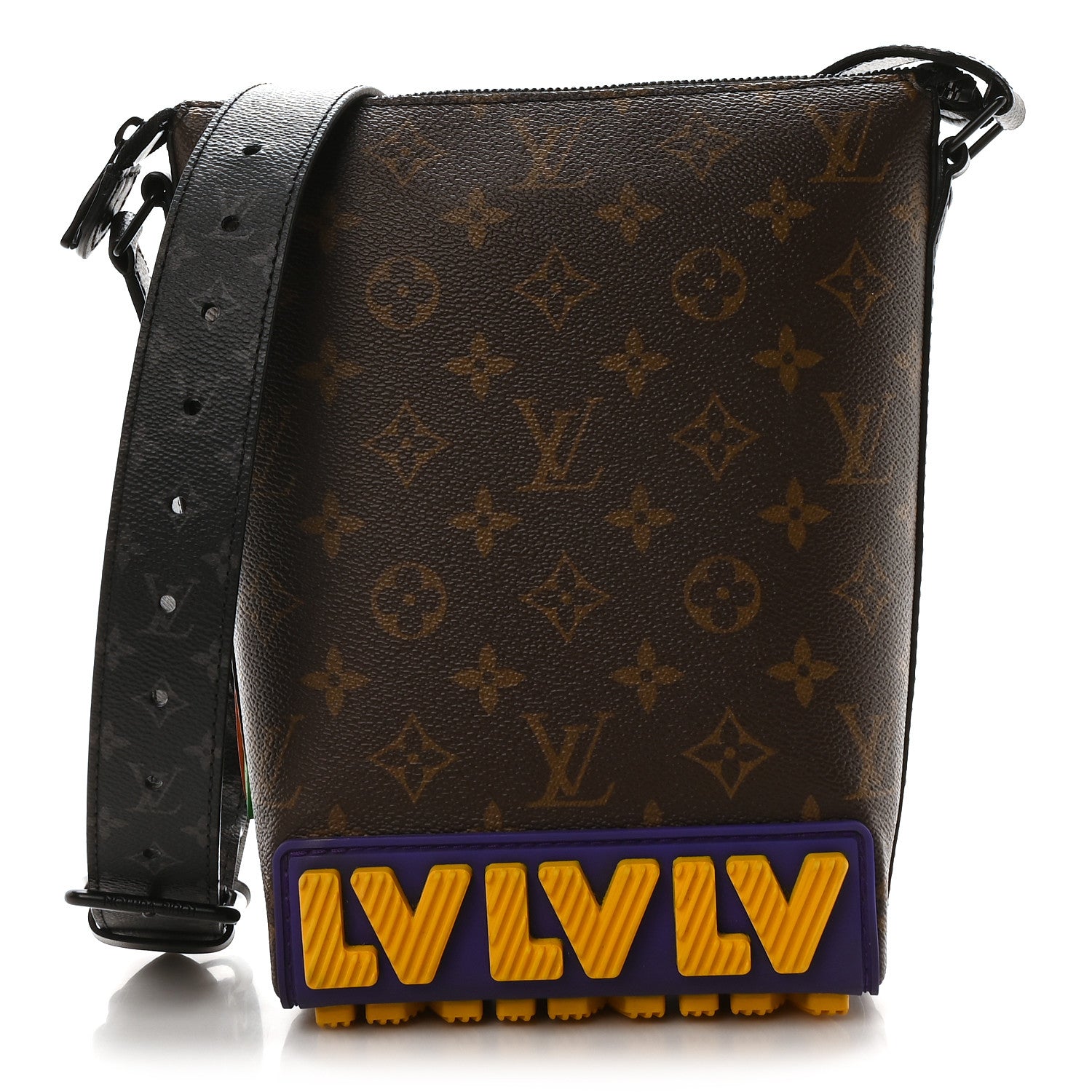Monogram LV Rubber Cruiser Messenger Multicolor