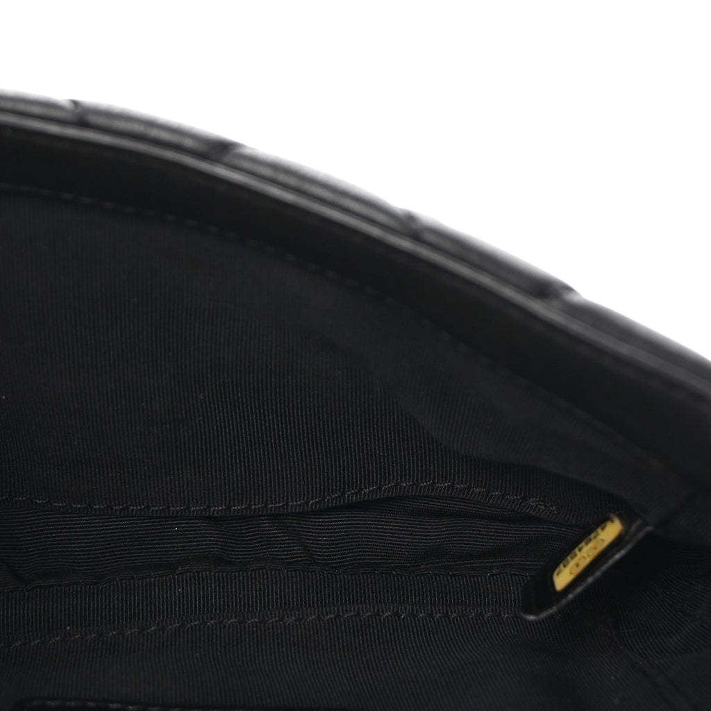 Calfskin Mini Chain Me Flap Black