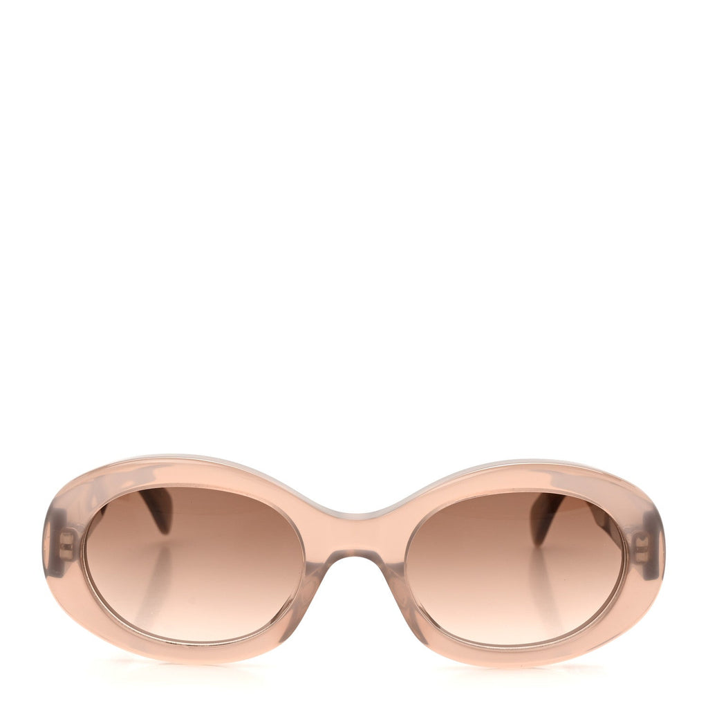 Acetate Triomphe 01 Sunglasses CL 40194U Milky Hazelnut