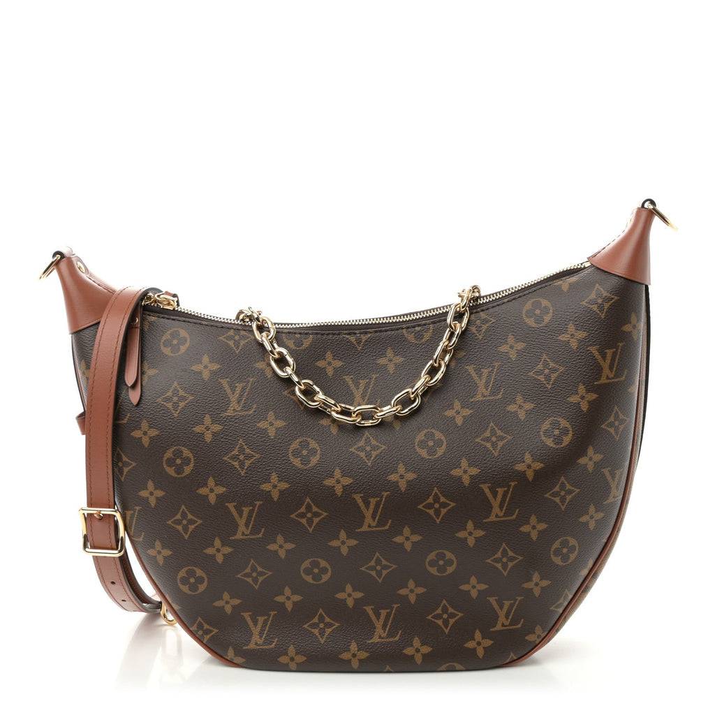Reverse Monogram Loop Hobo