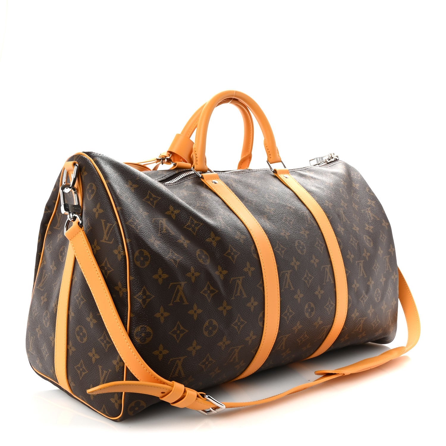 Monogram Macassar Keepall Bandouliere 50 Safran Yellow