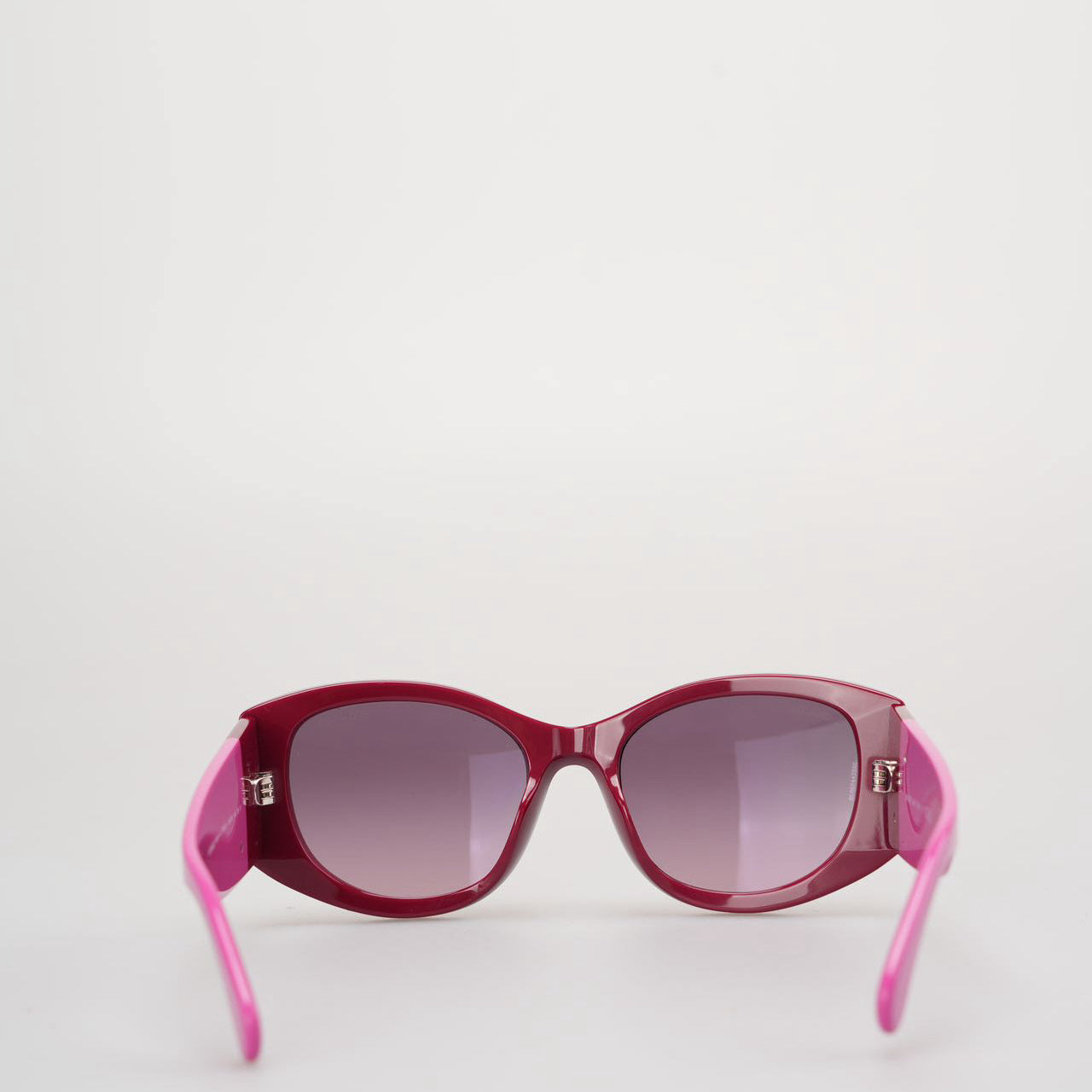 Chanel Oval Sunglasses CH5524 Red and Pink