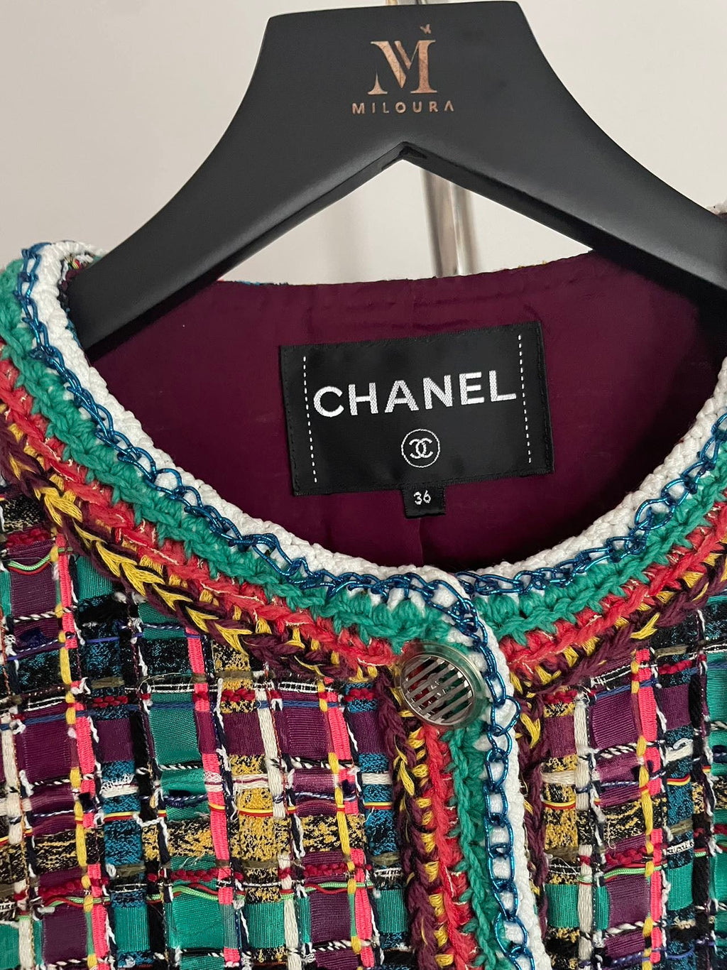 Chanel 2017 Tweed Pattern Evening Jacket  by Karl Lagerfeld