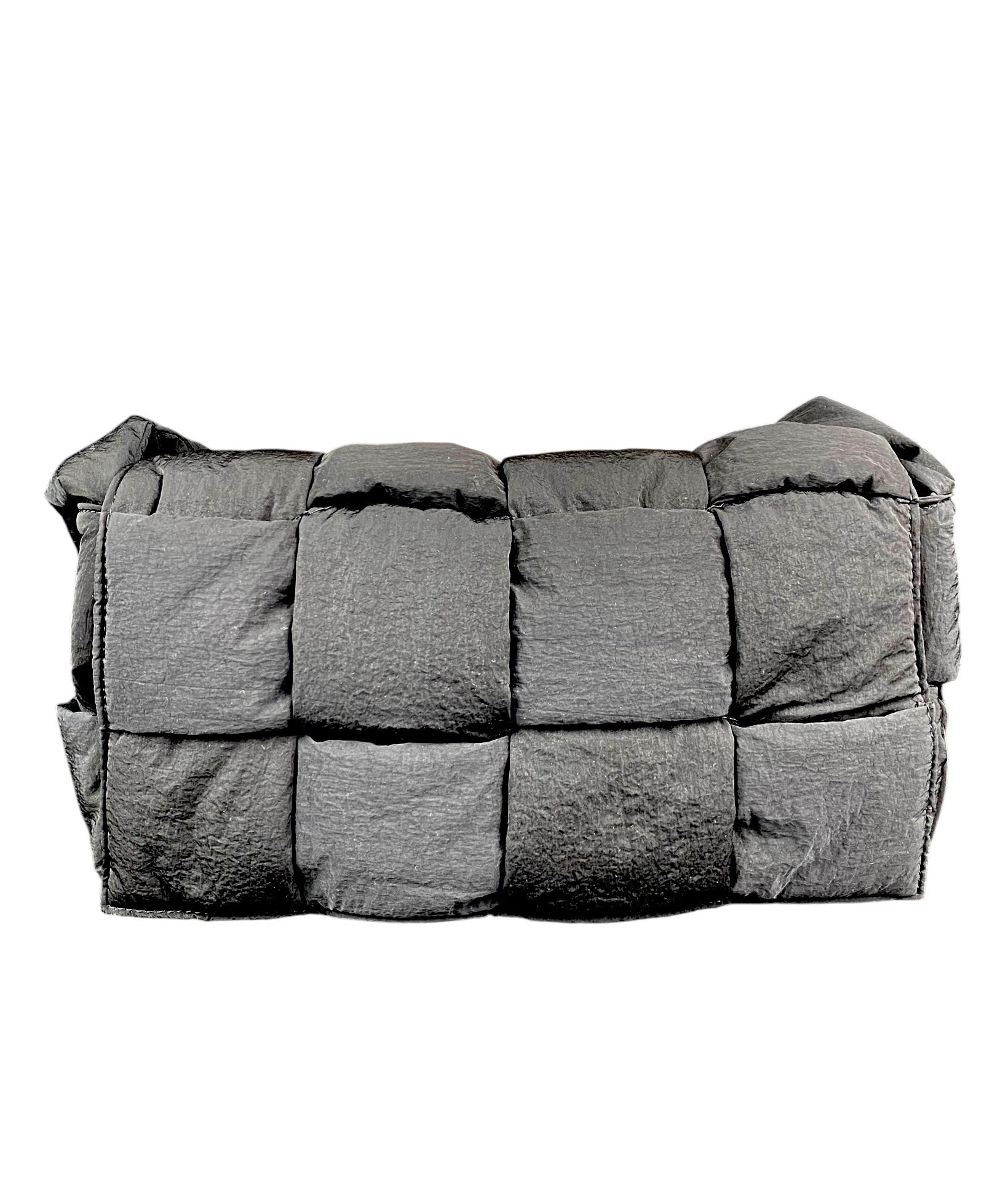Bottega Veneta Black Padded Tech Cassette Crossbody Bag