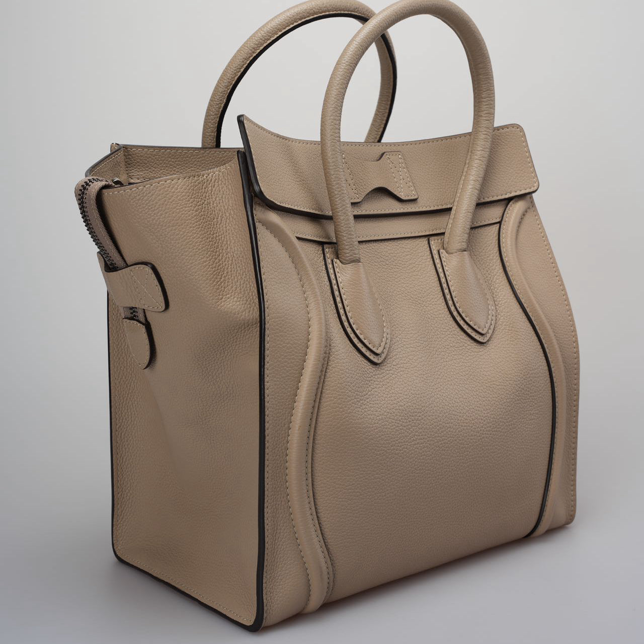 Celine Gray Luggage Tote Leather Bag 2012