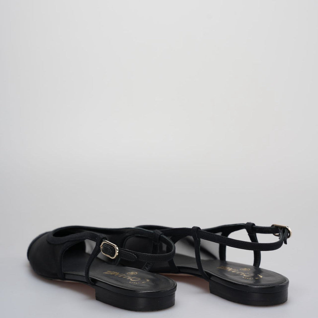 Chanel Slingback Sandals Size 39 in Black