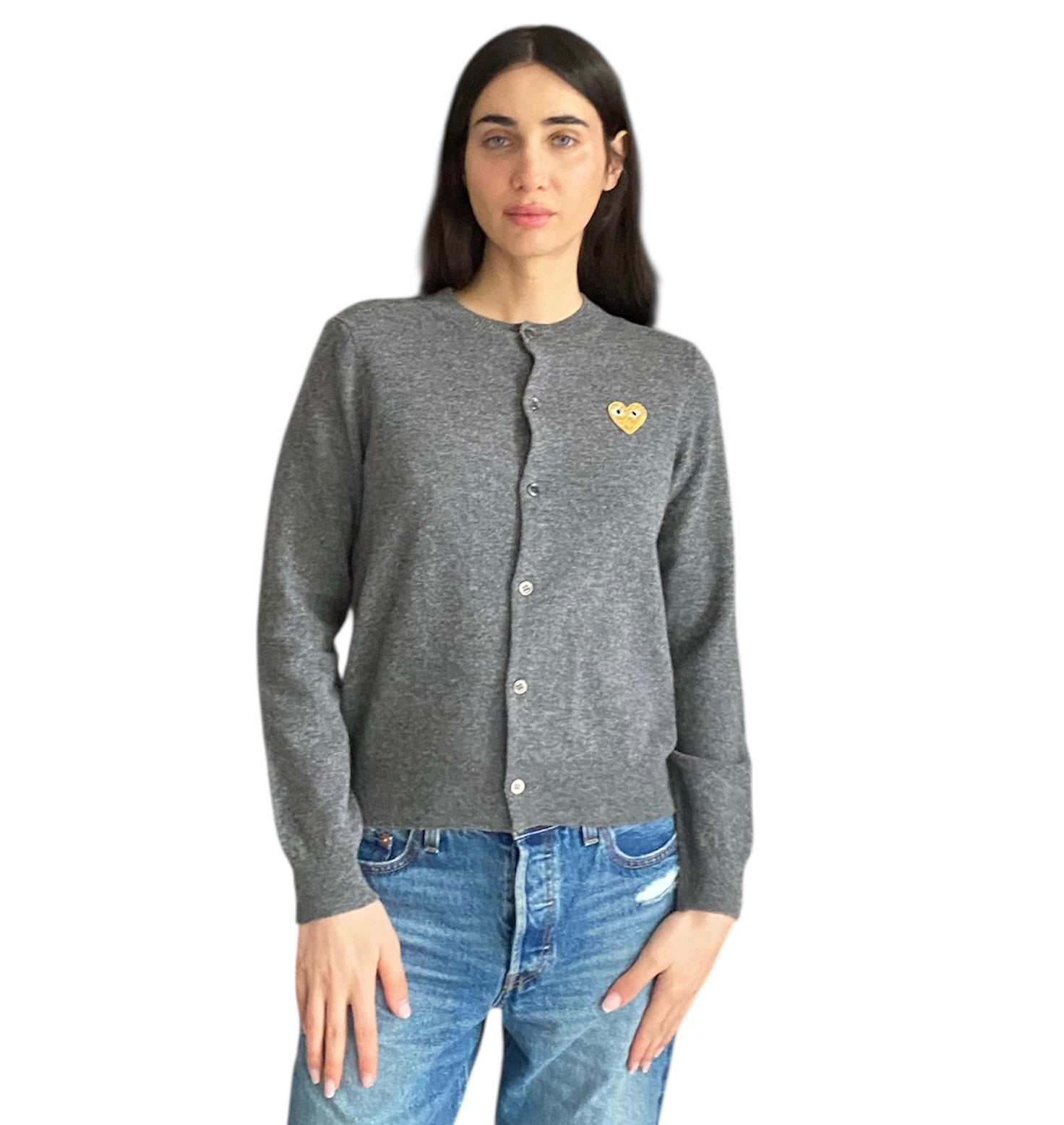 Comme Des Garçons (CDG) Play Grey igan - L