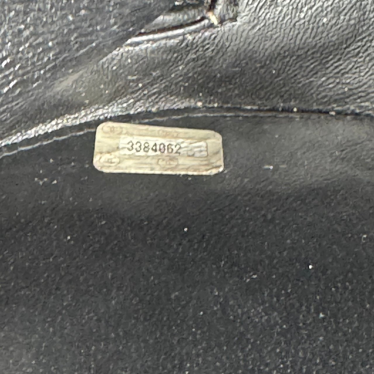 Chanel 1995 Black Round Vanity Case