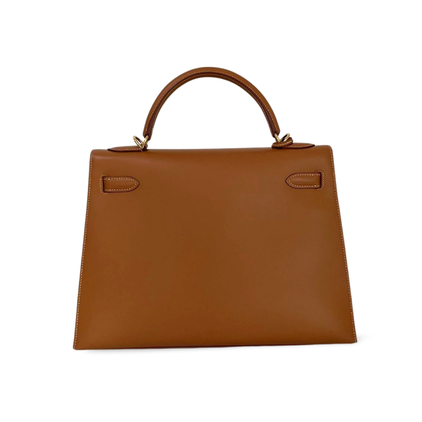 Hermes Kelly Bag 32cm In Gold (Brown) Box Leather With Gold Hardware