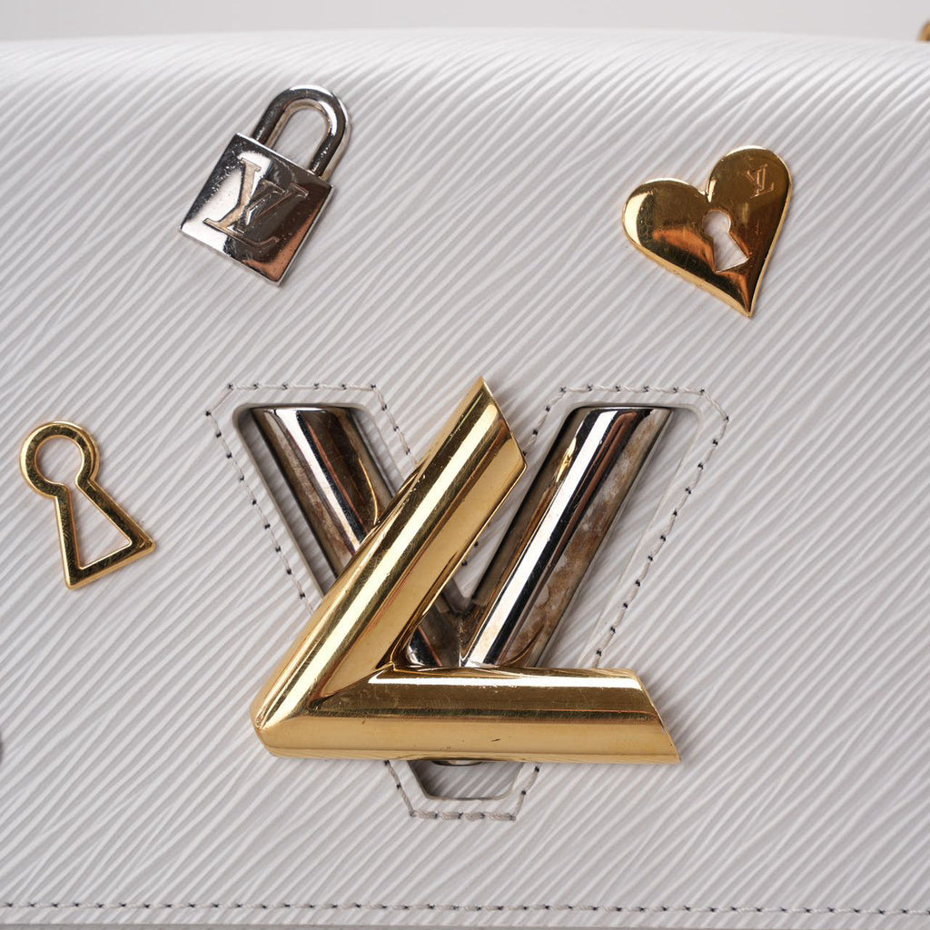 Louis Vuitton White Epi Leather Twist MM from the 2018 Collection