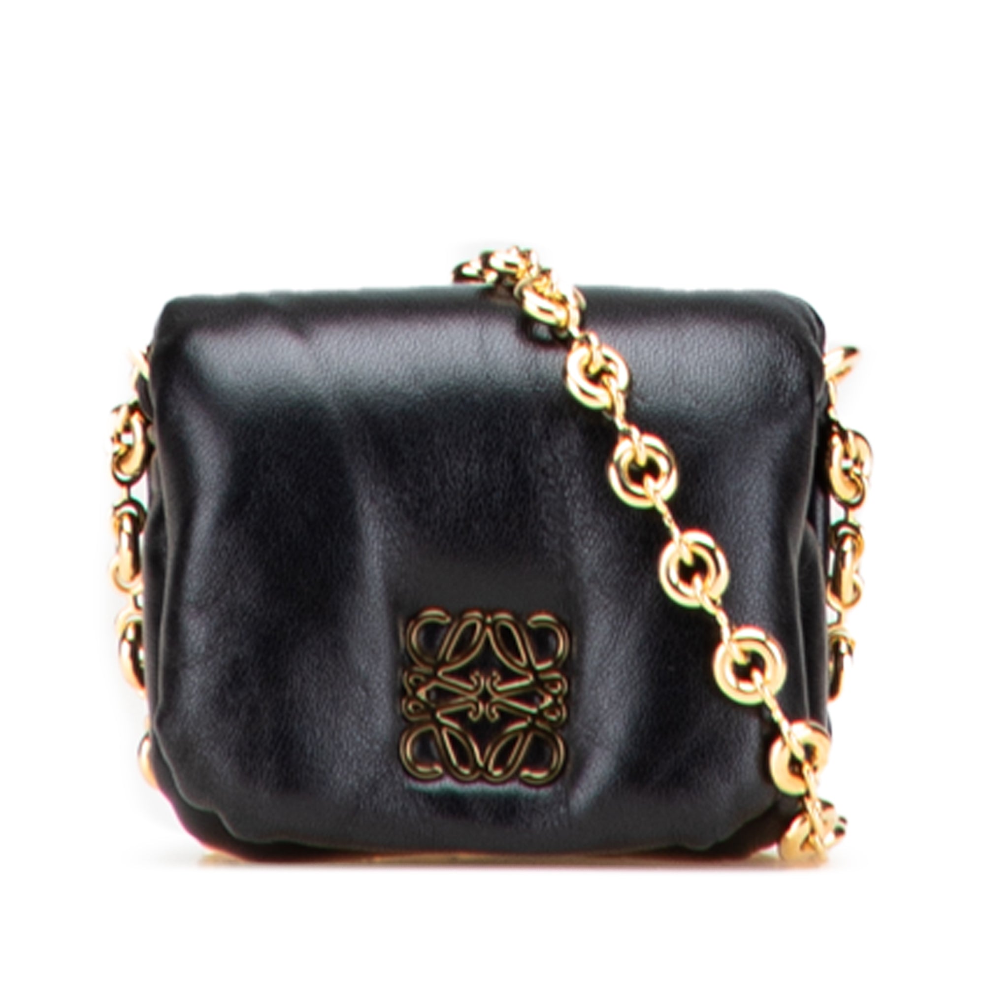 Goya Puffer Bag Leather Mini