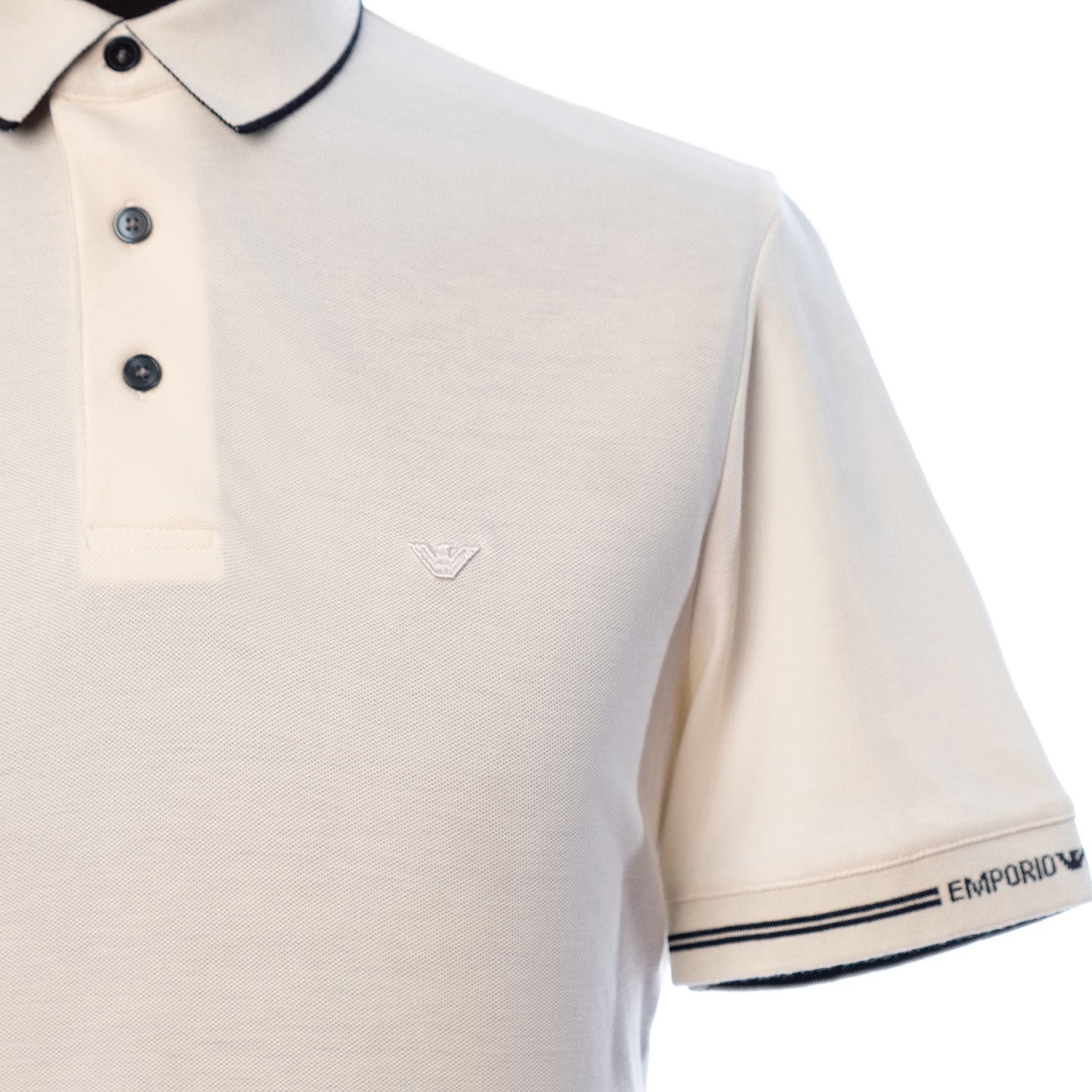 Piqua Polo Shirt With Piped Cuff