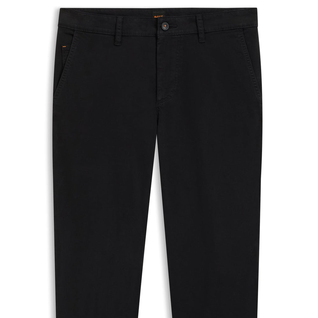 Tapered-Fit Chinos In Stretch-Cotton Satin