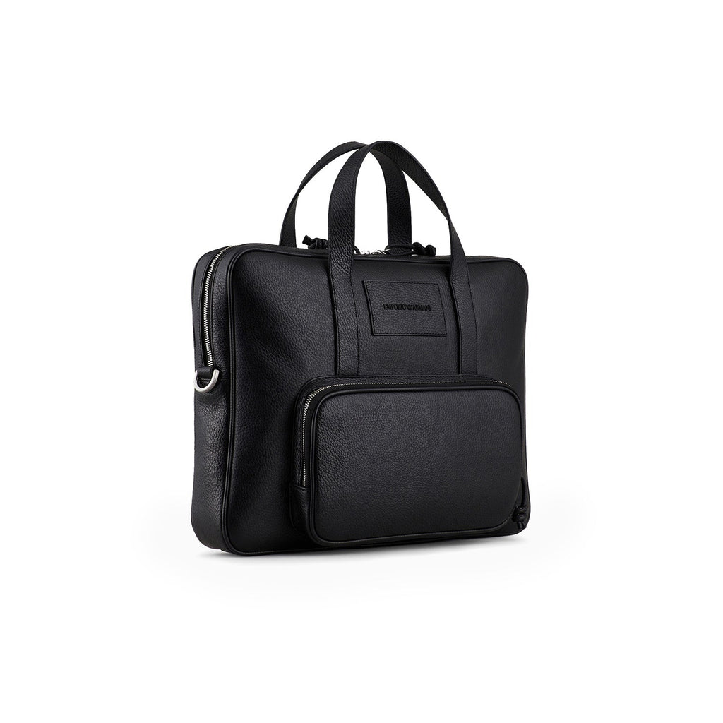 Business Bag In Tumbled Leather