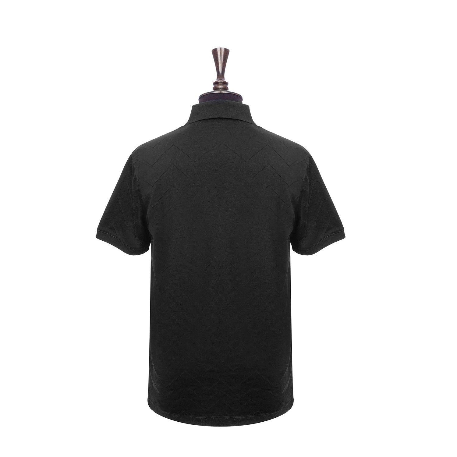 Jacquard Jersey Polo Shirt