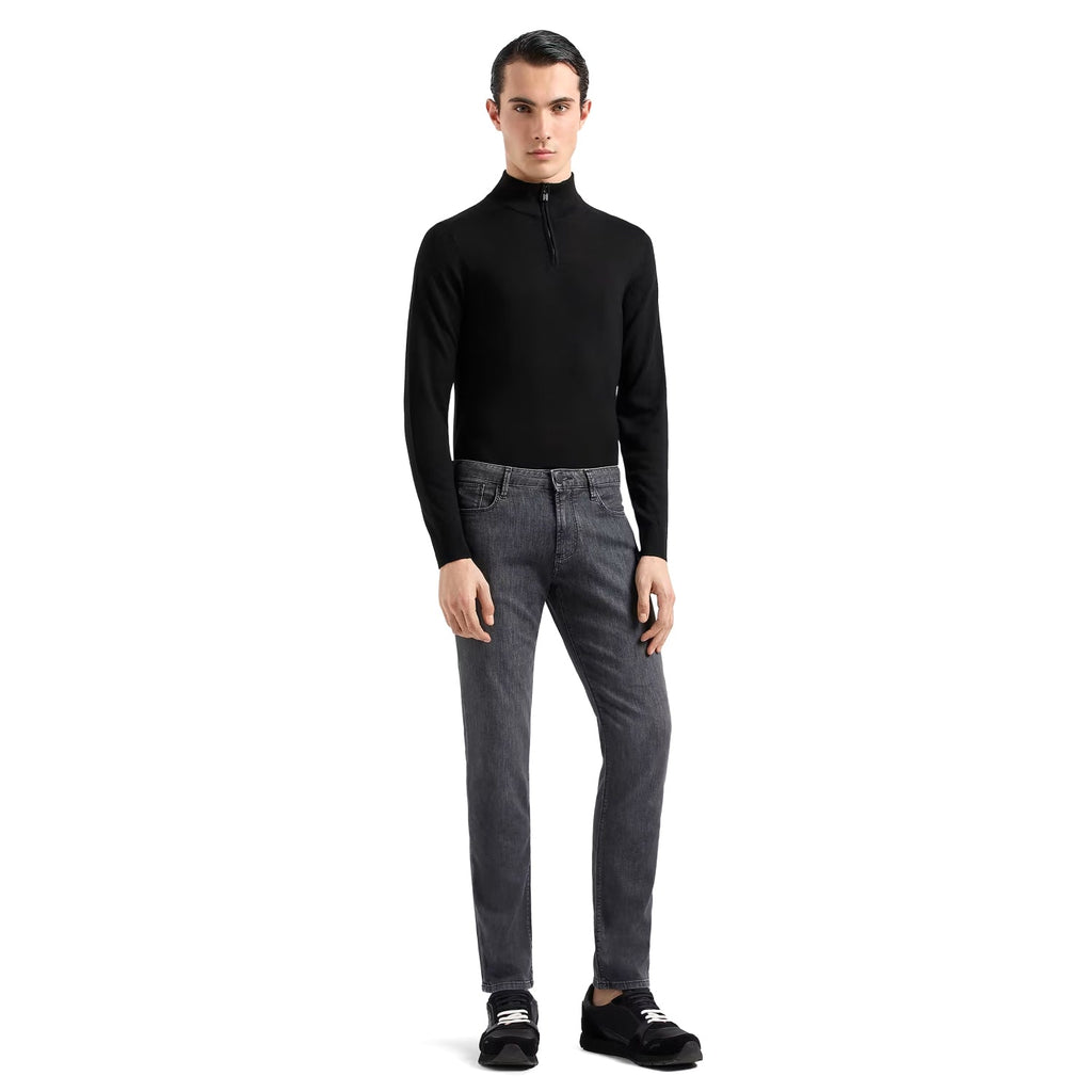 J06 Worn-Effect Wash, Slim-Fit, 8 Oz Denim Jeans