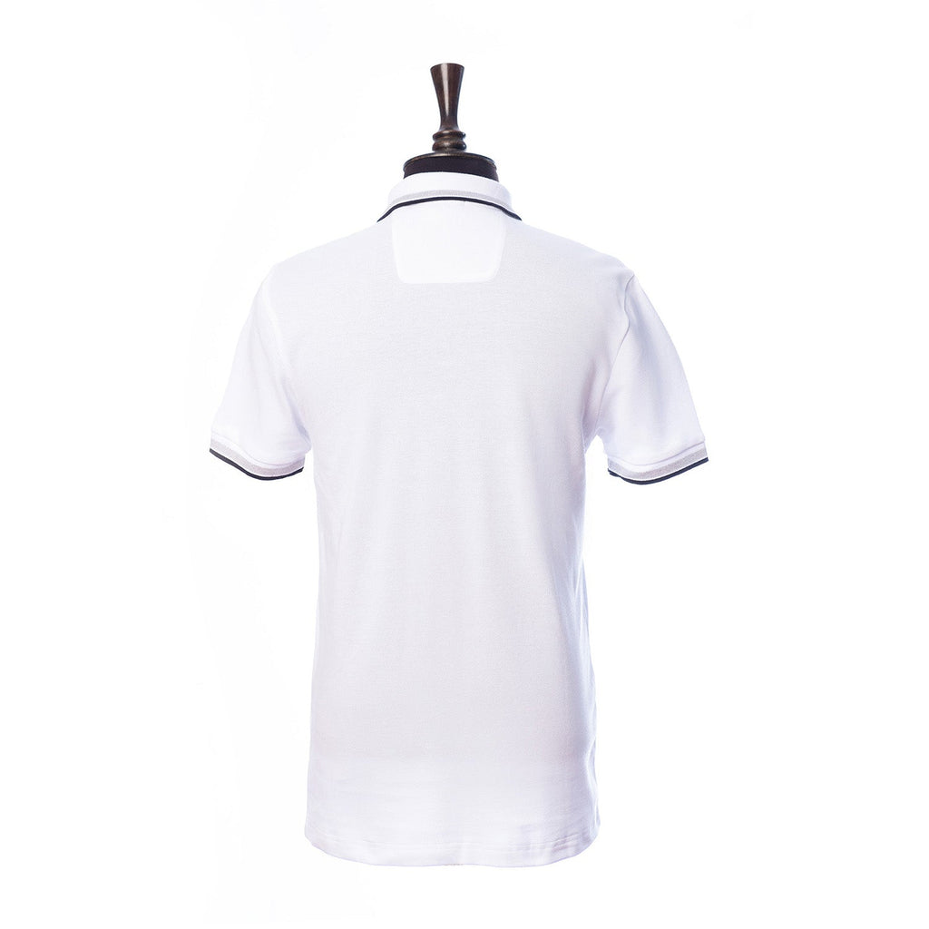 Paddy Polo Shirt In Cotton Piqua With Logo Undercollar