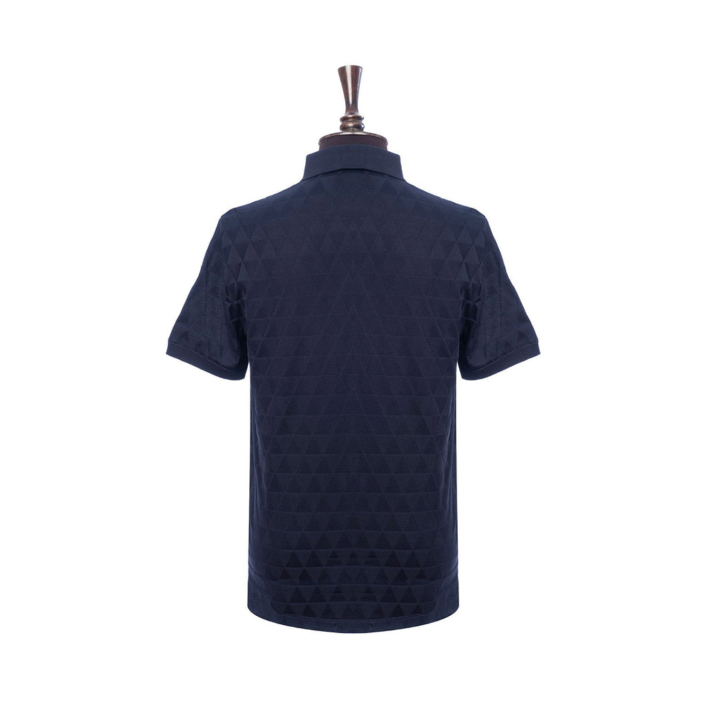 Jacquard Jersey Polo Shirt