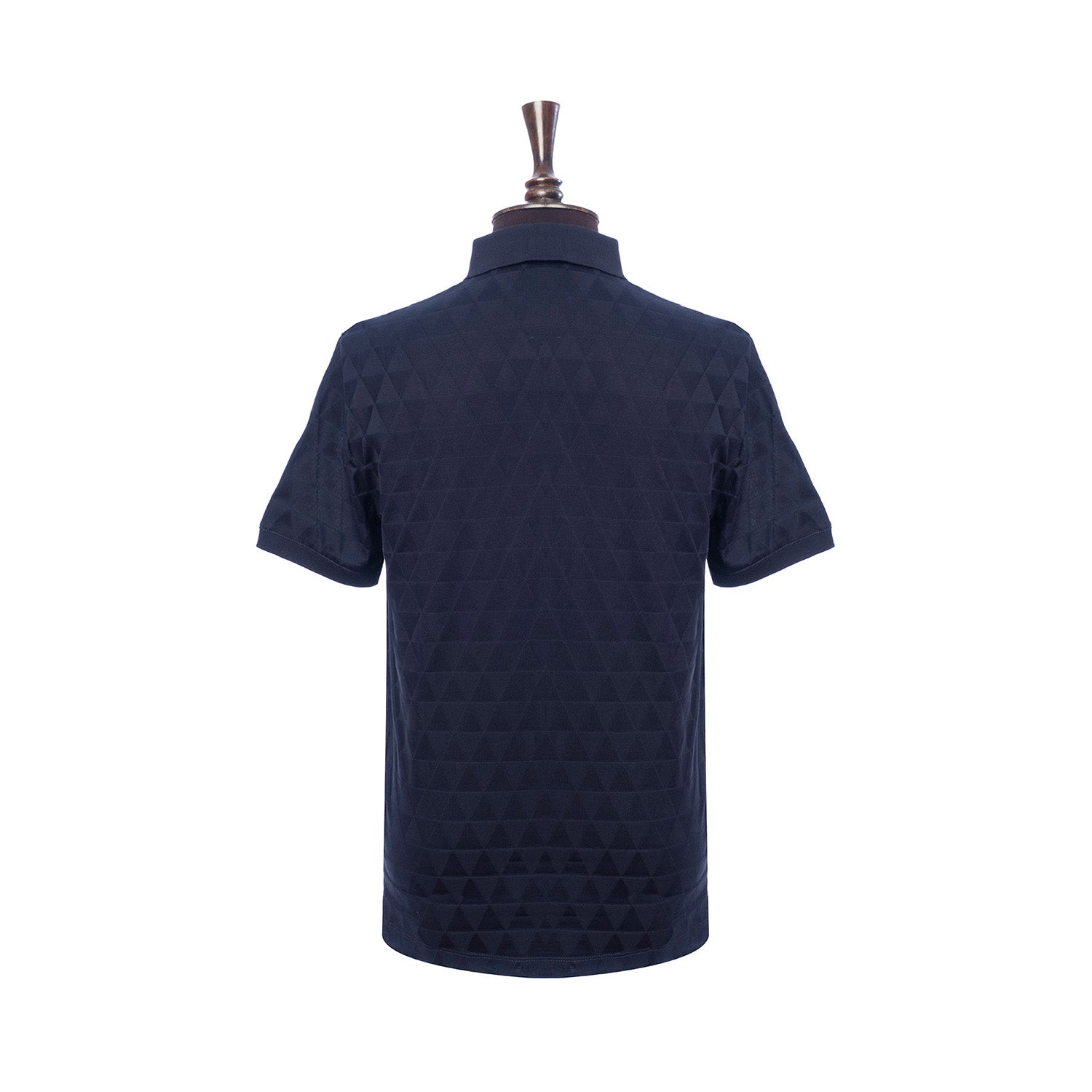 Jacquard Jersey Polo Shirt