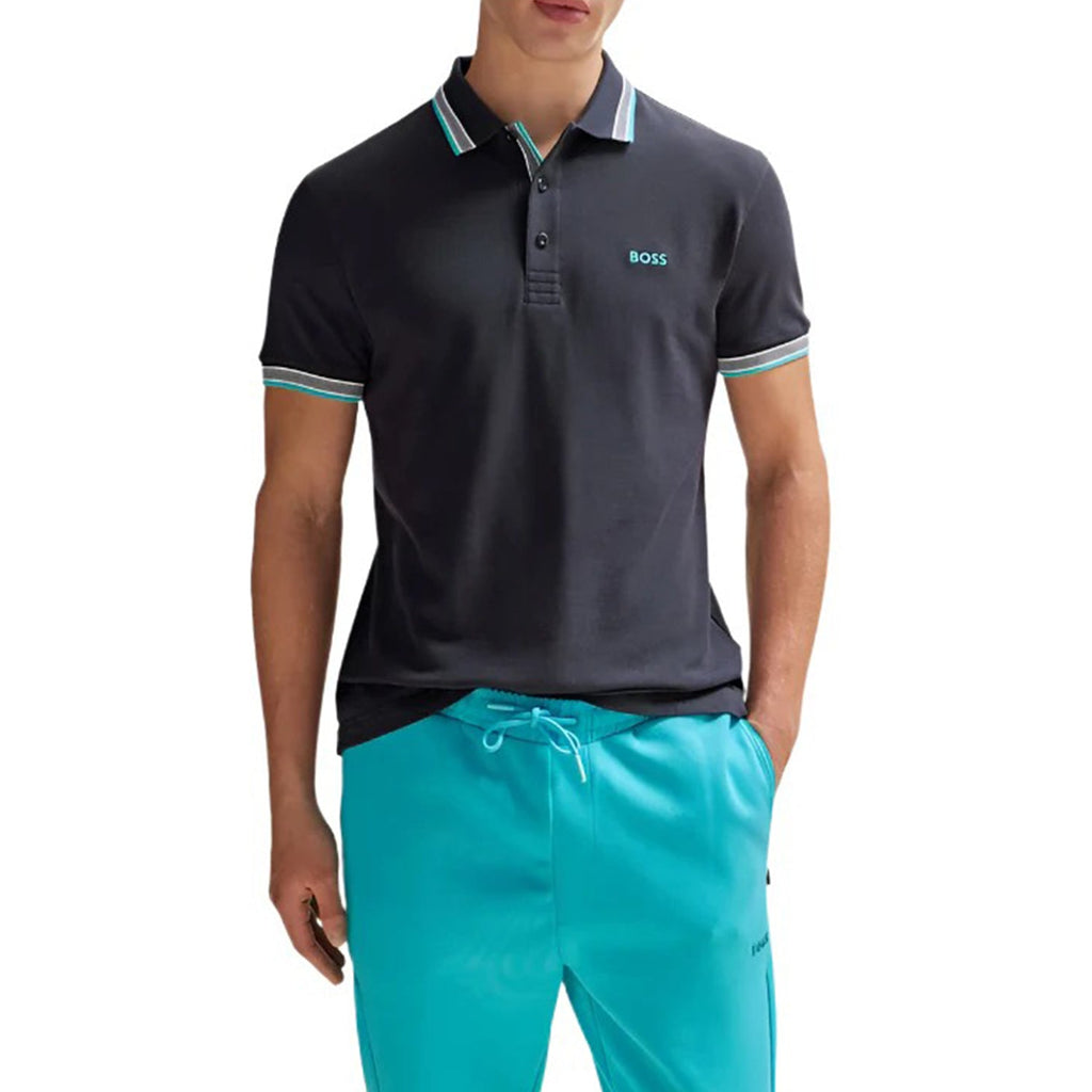 Paddy Polo Shirt In Cotton Piqua With Logo Undercollar