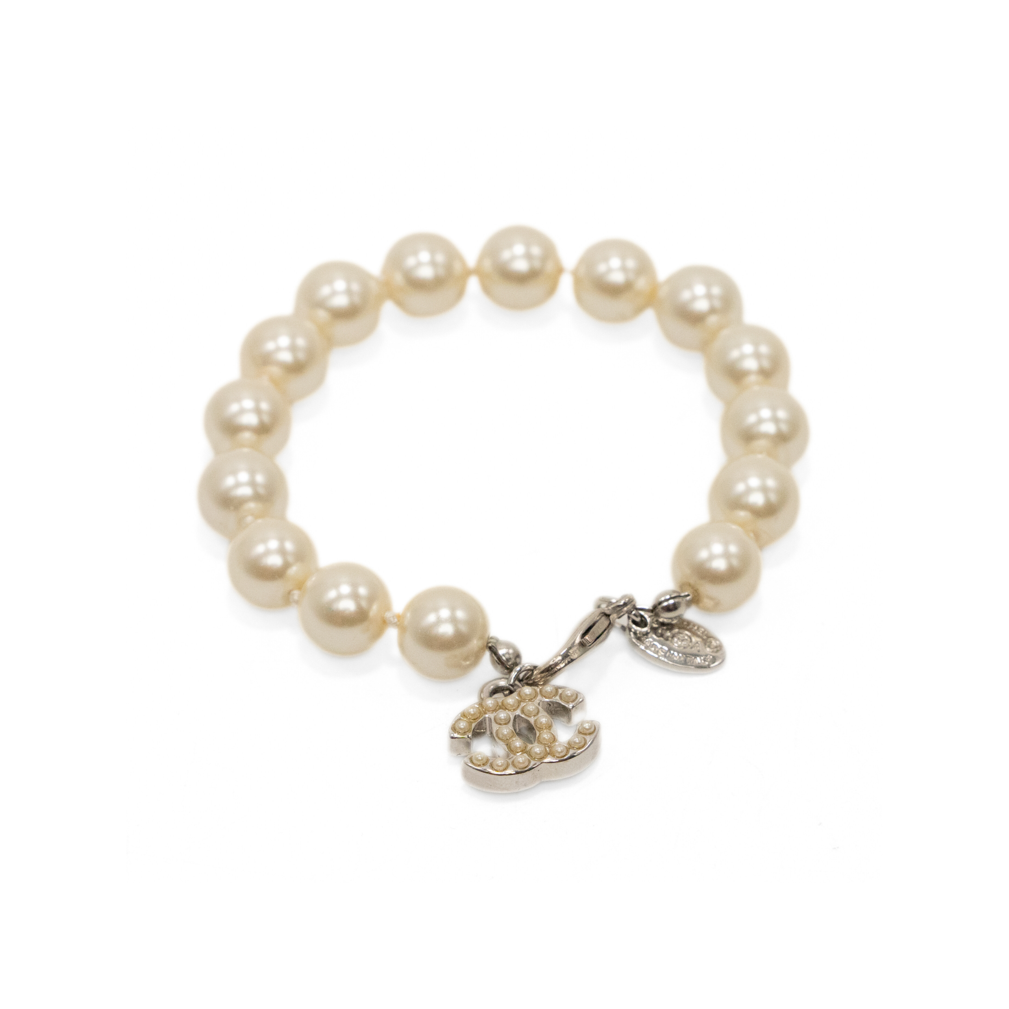 Chanel 'CC' Pearl Bracelet